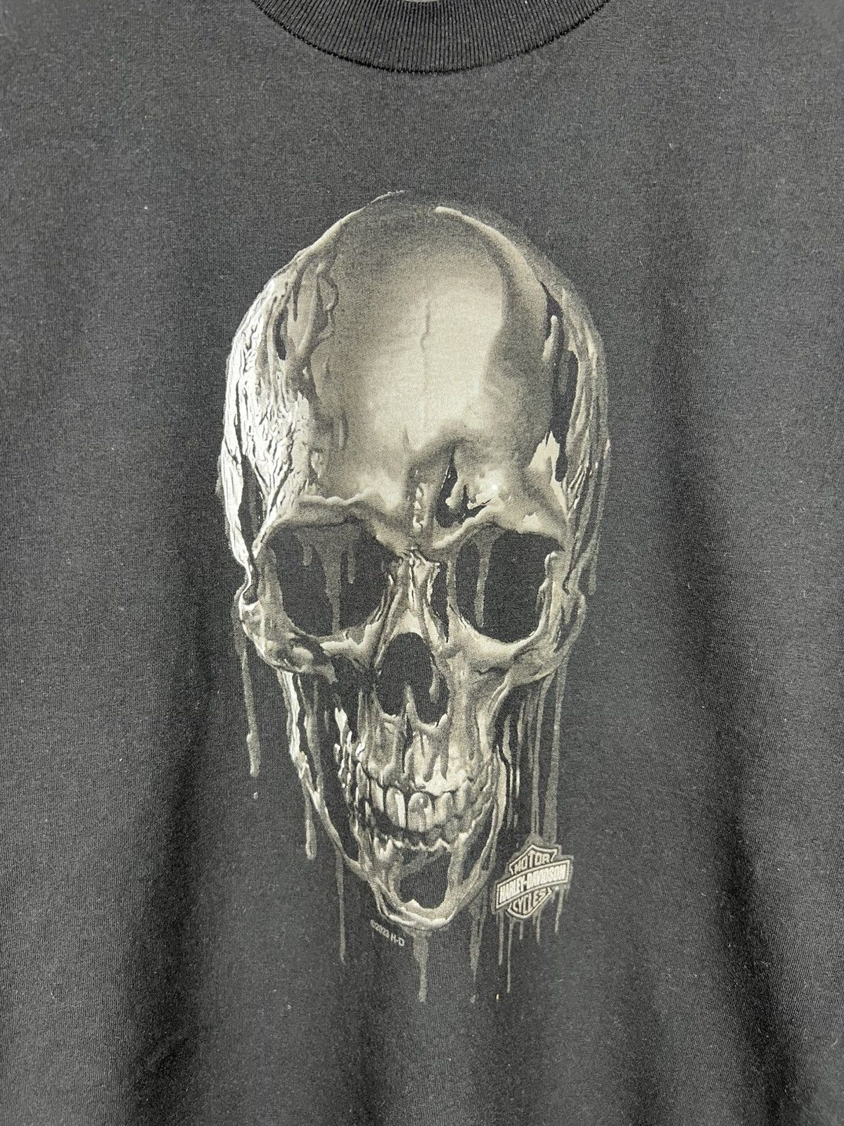 Harley Davidson Harley-Davidson skull logo motorcycles Berlin Germany tee Size US M / EU 48-50 / 2 - 3 Thumbnail