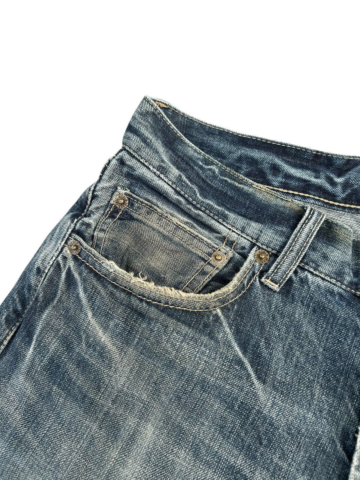 Kapital Karakuri Tamashii Inspired Japanese Distressed Denim jeans Size US 30 / EU 46 - 7 Thumbnail