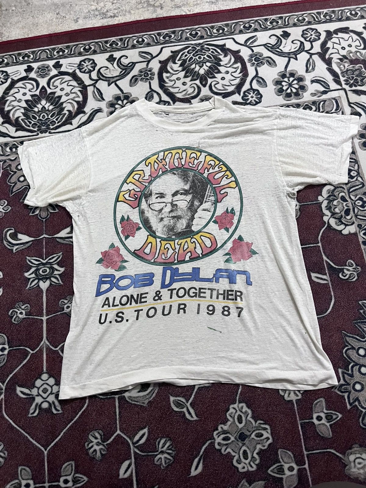Band Tees × Vintage 1989 Bob Dylan Oh Mercy Tee | Grailed