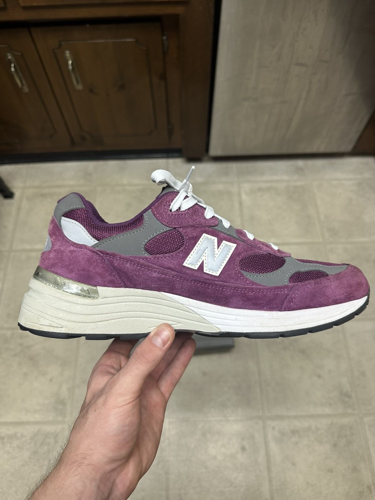 New Balance New Balance 992 Purple/Grey Size US 11 / EU 44 - 4 Thumbnail