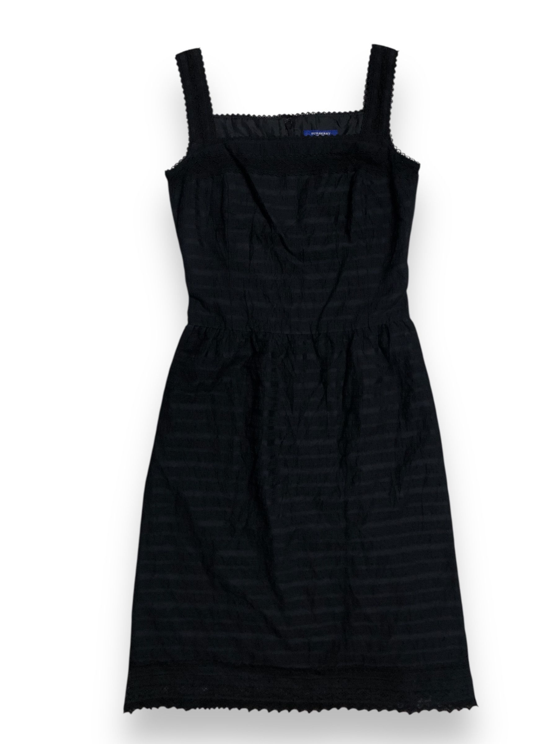 burberry blue label dress Burberry Wool Logo Nova Check Pleated Mini Dress Beige main image 1