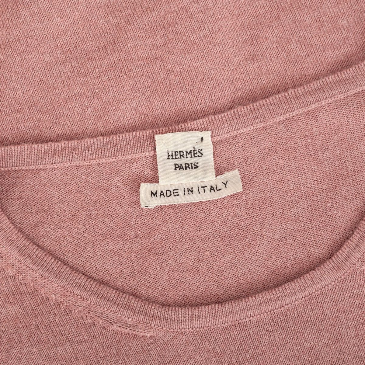 Hermes Hermes Cashmere Button Detail Tee Size S / US 4 / IT 40 - 6 Thumbnail
