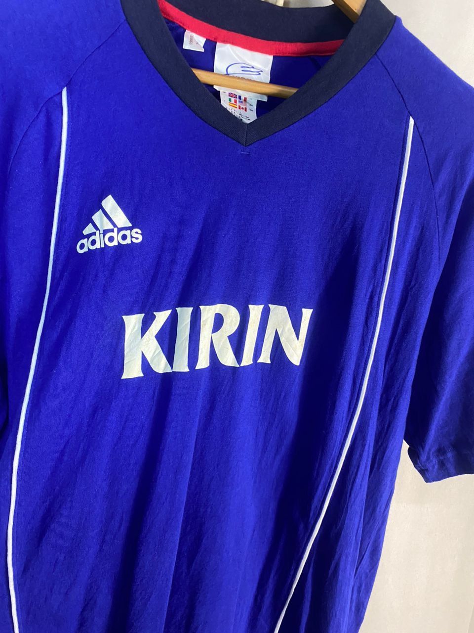 Adidas × Vintage Vintage adidas kirin tshirt Size US M / EU 48-50 / 2 - 2 Thumbnail