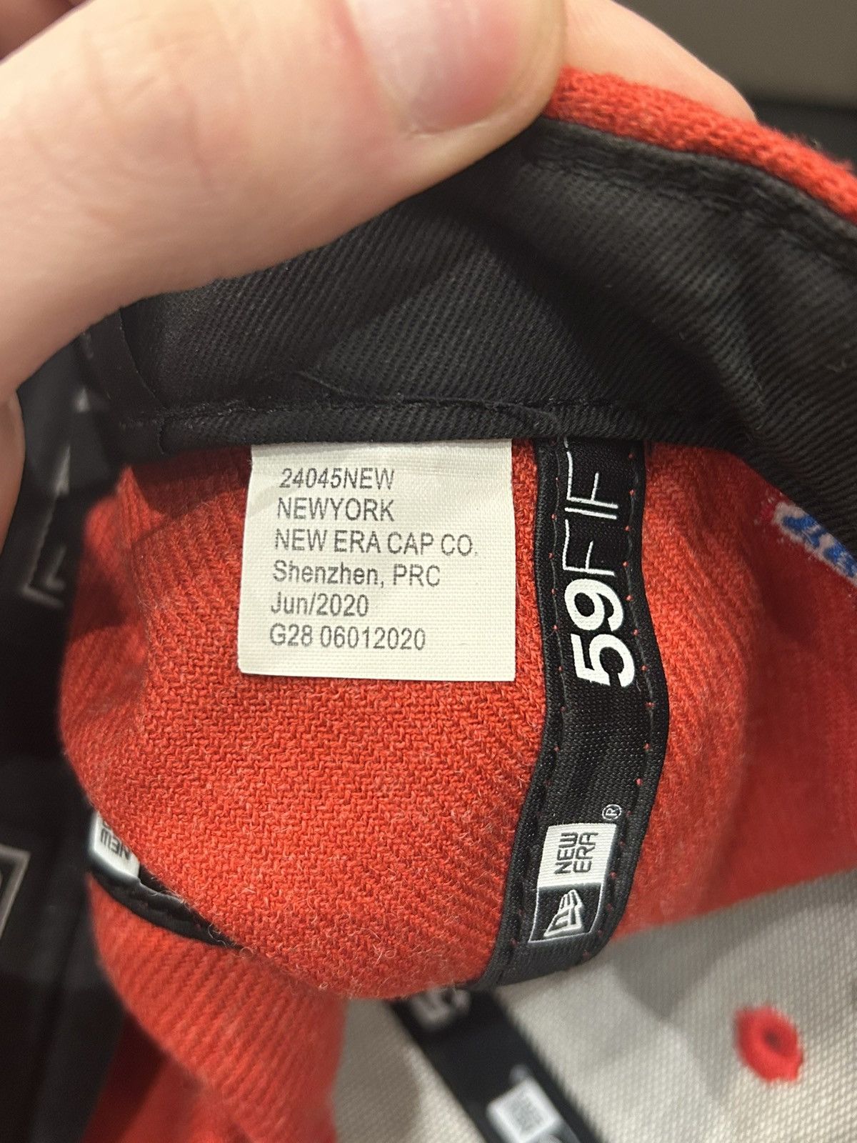 New Era × Supreme Supreme X New Era World Famous 1994 Fitted Hat Size ONE SIZE - 9 Thumbnail