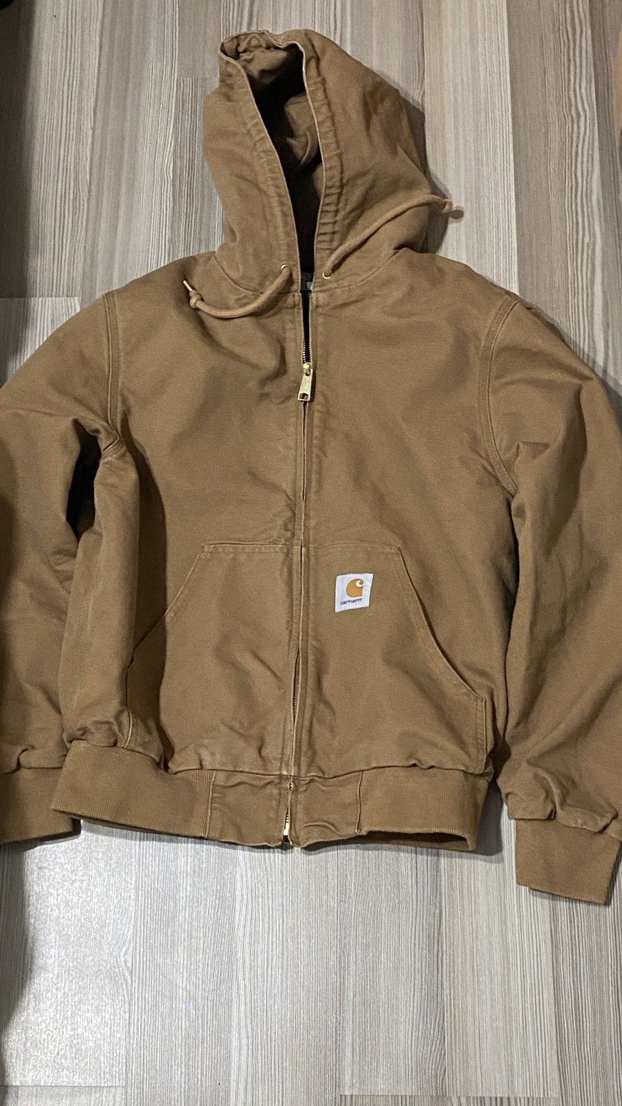 image of Carhartt Active Jacket in Brown, Men's (Size Small)