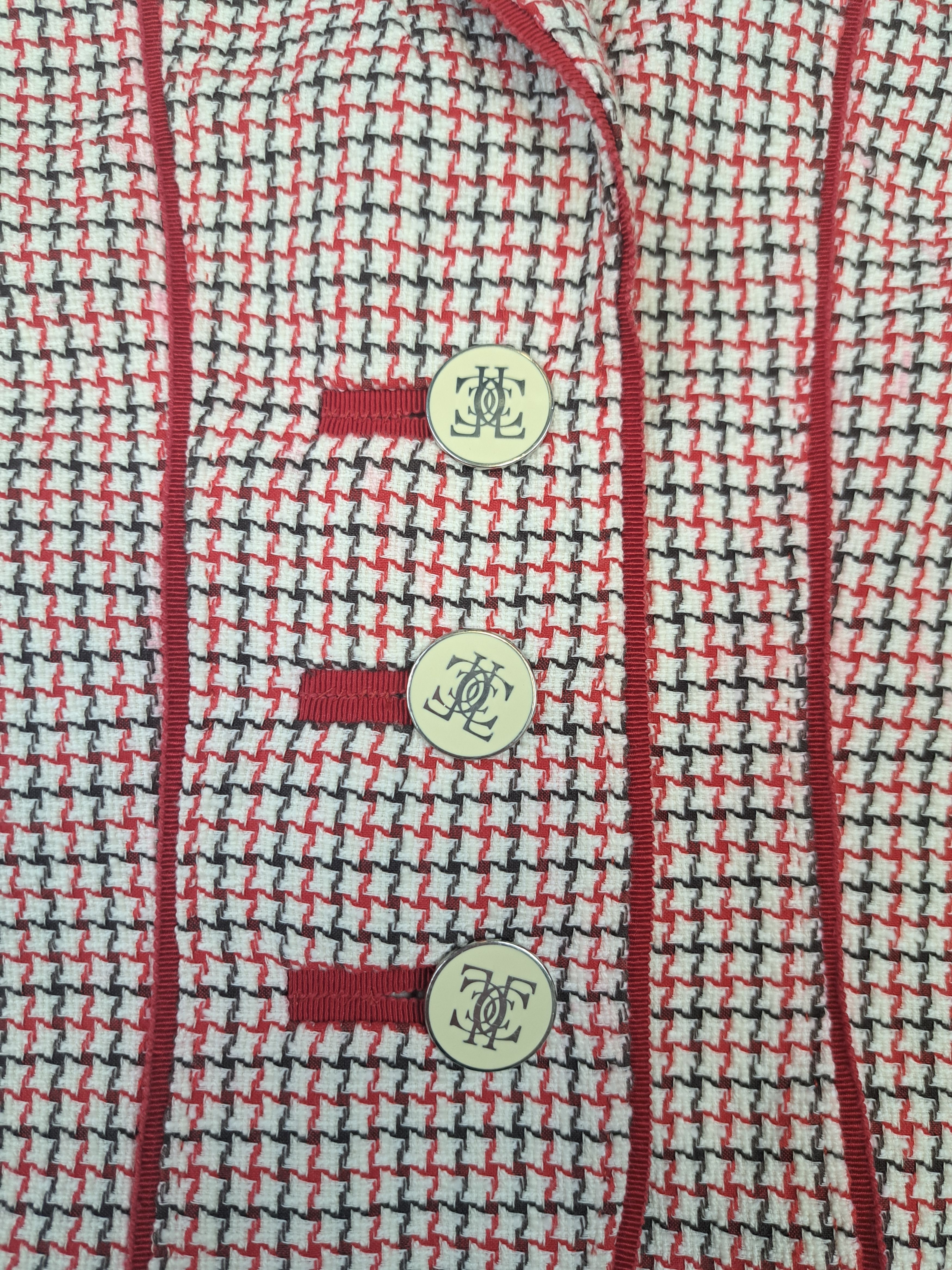 Les Copains Les Copains Avant Garde Japanese Style Houndstooth Blazer Size M / US 6-8 / IT 42-44 - 3 Thumbnail
