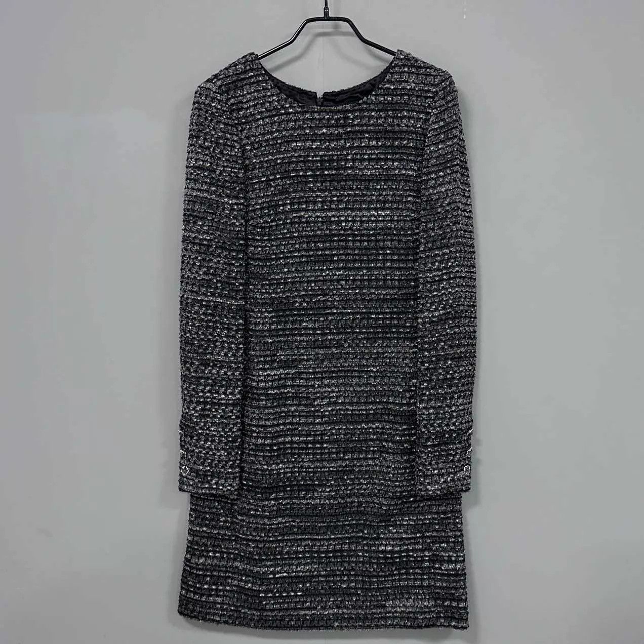 Chanel Chanel Silver Black Woven Dress Women's 36 Size XS / US 0-2 / IT 36-38 - 1 Thumbnail