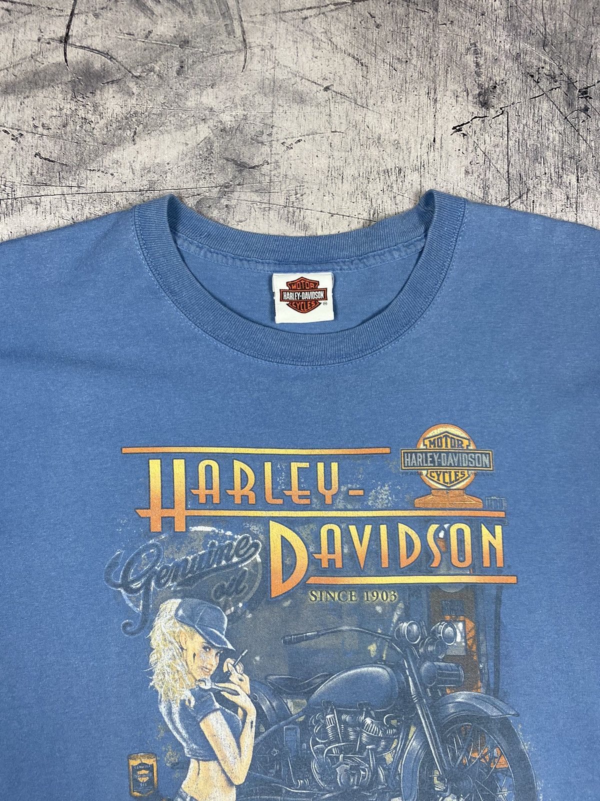 Harley Davidson × Vintage Vintage Harley Davidson 2005 Biker Tee T Shirt Size US XXL / EU 58 / 5 - 7 Thumbnail