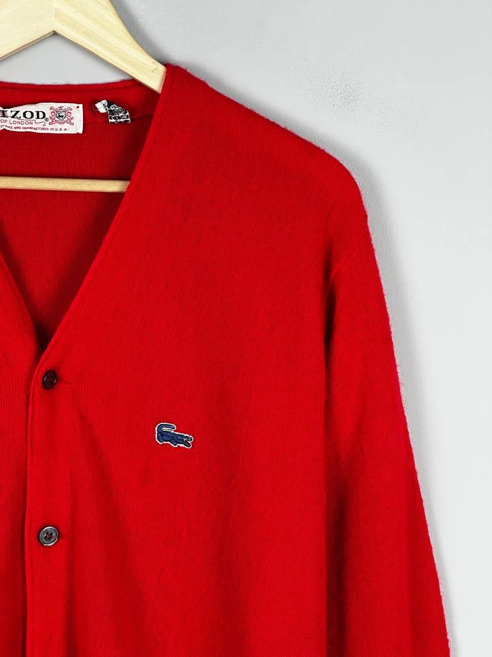 Lacoste Vintage 70s Lacoste Izod Cardigan Sweater Size US M / EU 48-50 / 2 - 4 Thumbnail