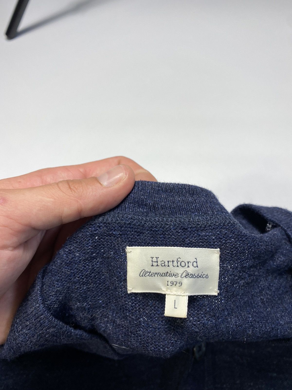 Hartford Hartford Cotton Classic Navy Cardigan Size US L / EU 52-54 / 3 - 6 Thumbnail