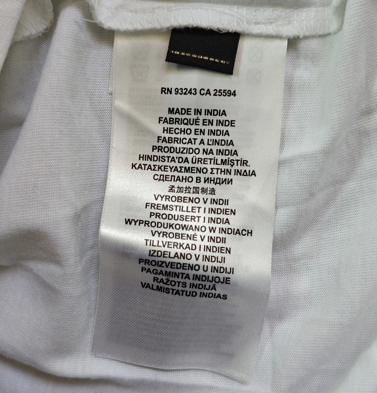 Diesel DIESEL White T-shirt with DSL 78 Denim print T 4172 Size US XS / EU 42 / 0 - 6 Thumbnail