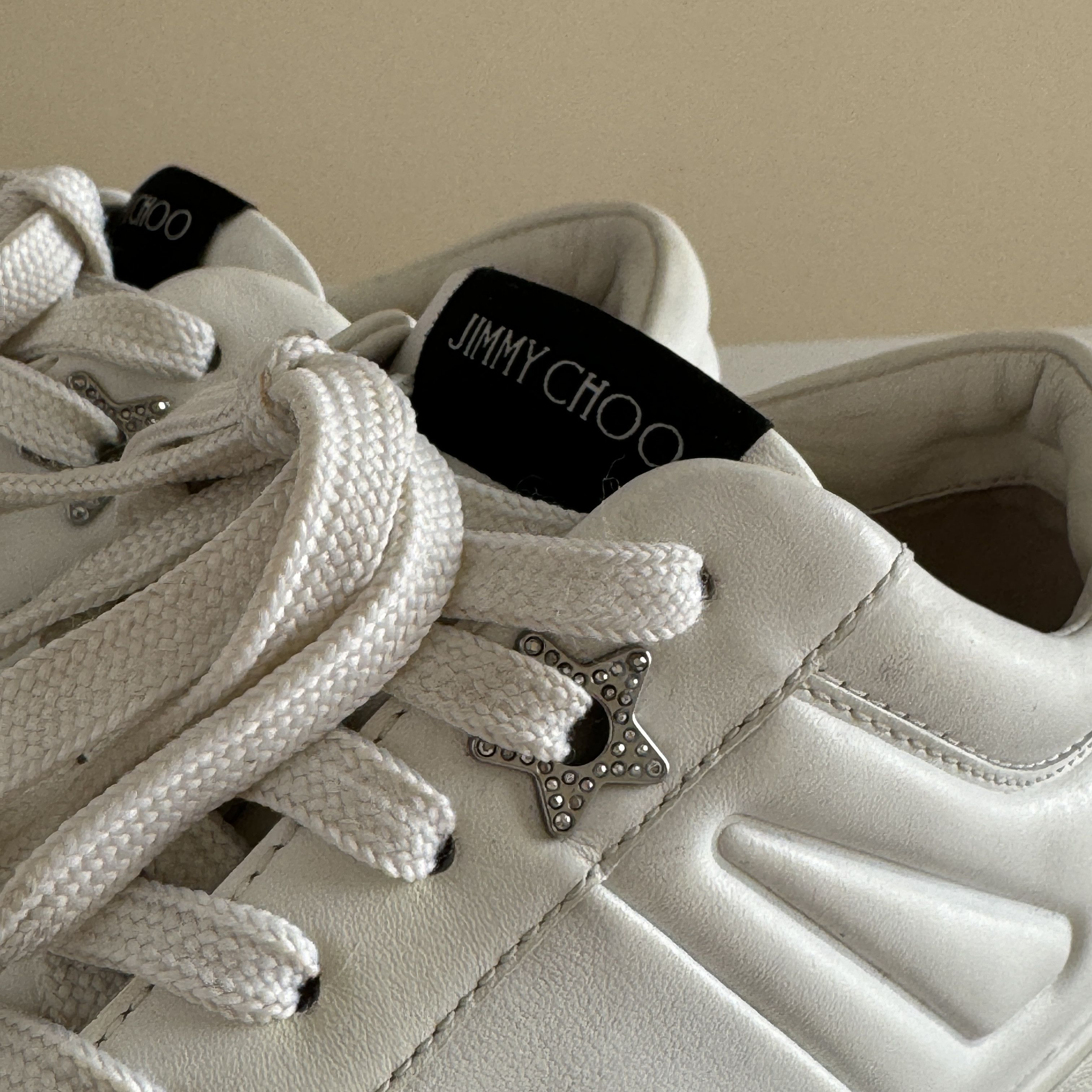 Jimmy Choo Jimmy Choo lace up sneaker (hawaii/F CLF) sz US 8.5 Size US 8.5 / IT 38.5 - 2 Thumbnail
