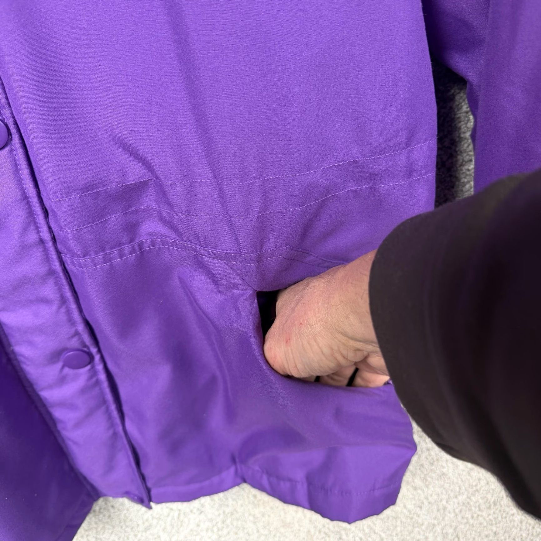 Blair Blair Jacket Womens L Purple Hooded Insulated Parka Winter Outdoor Cabincore Casual Size L / US 10 / IT 46 - 7 Thumbnail