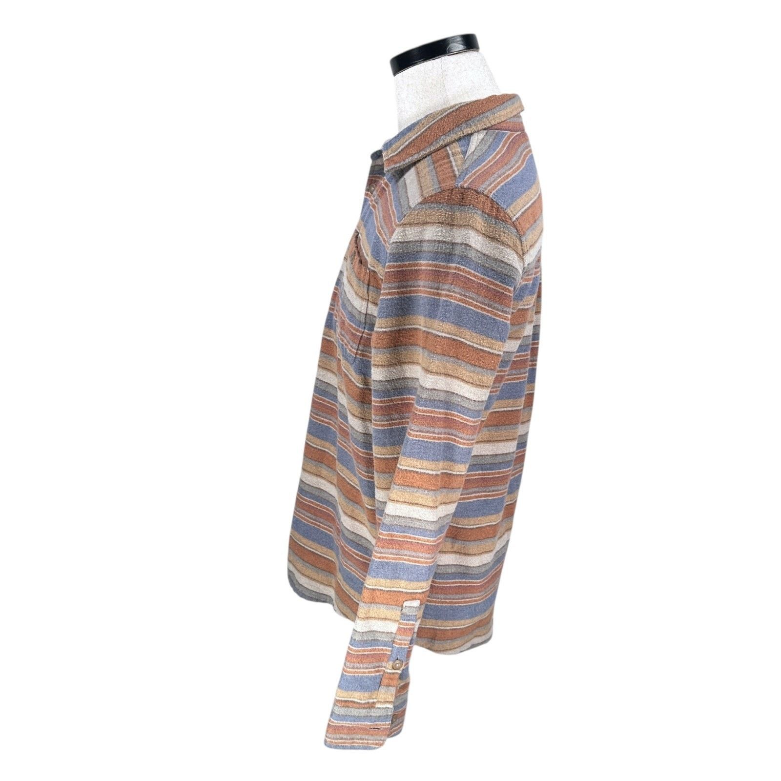Marine Layer Marine Layer Maddox Baja Stripe Overshirt Men S Button-Up Size US S / EU 44-46 / 1 - 5 Thumbnail