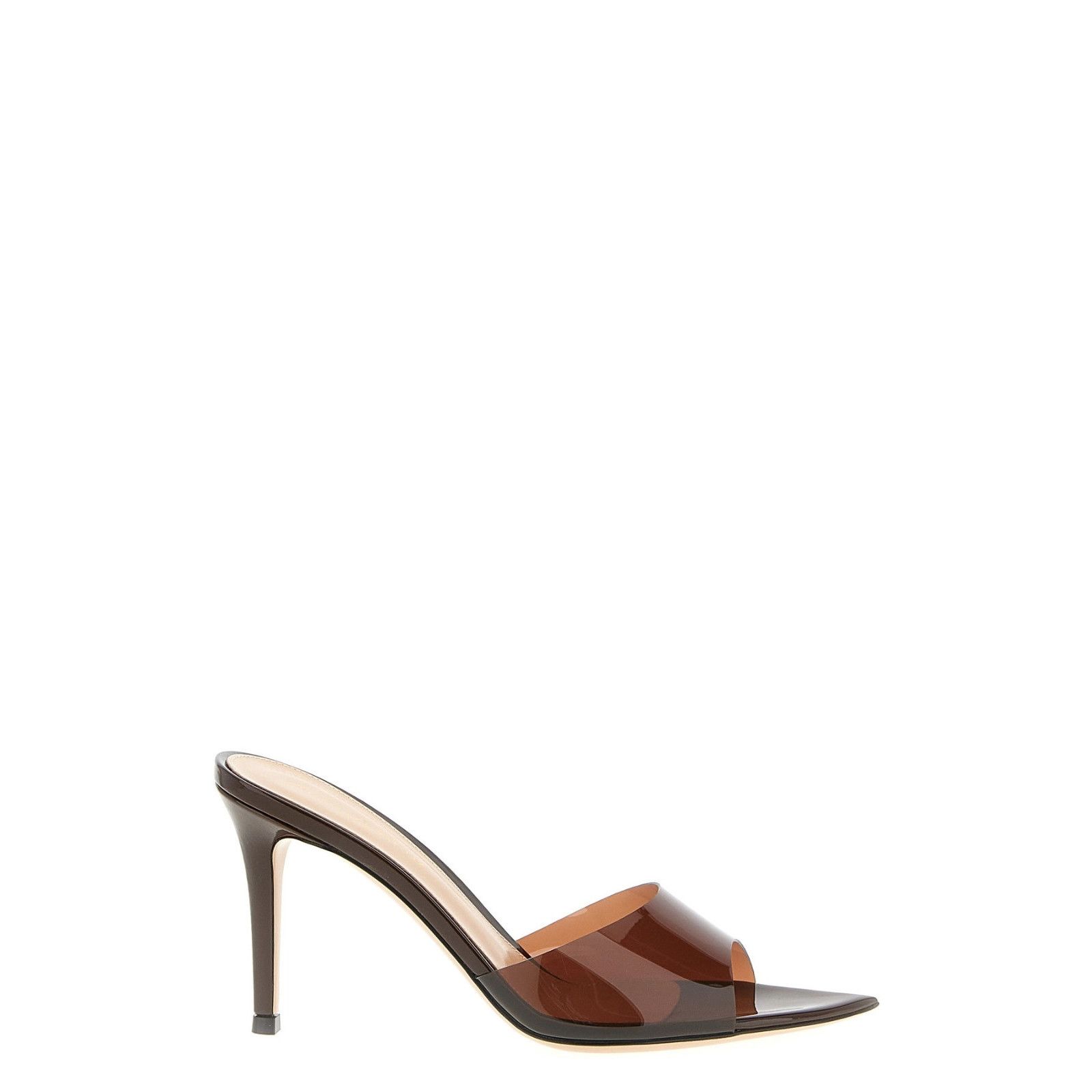 GIANVITO ROSSI Elle 85mm Brown Sandals New & Authentic (Wome