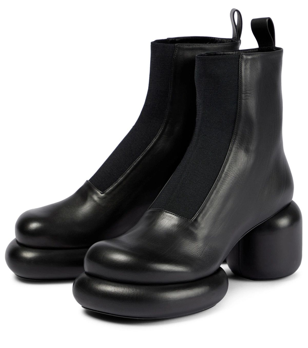 Jil Sander o1y1025 Ankle Boots in Black Size US 5 / IT 35 - 2 Thumbnail