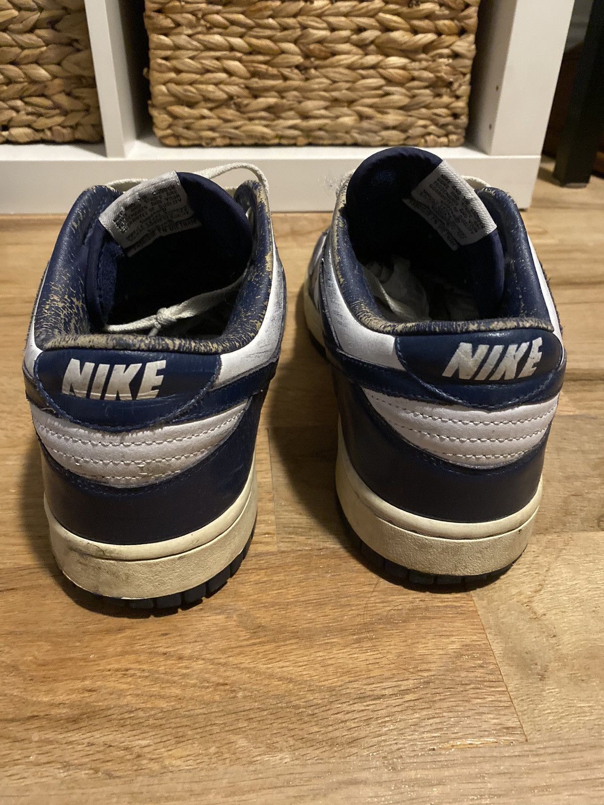 Vintage Nike dunk vintage blue and white Size US 11.5 / EU 44-45 - 5 Thumbnail