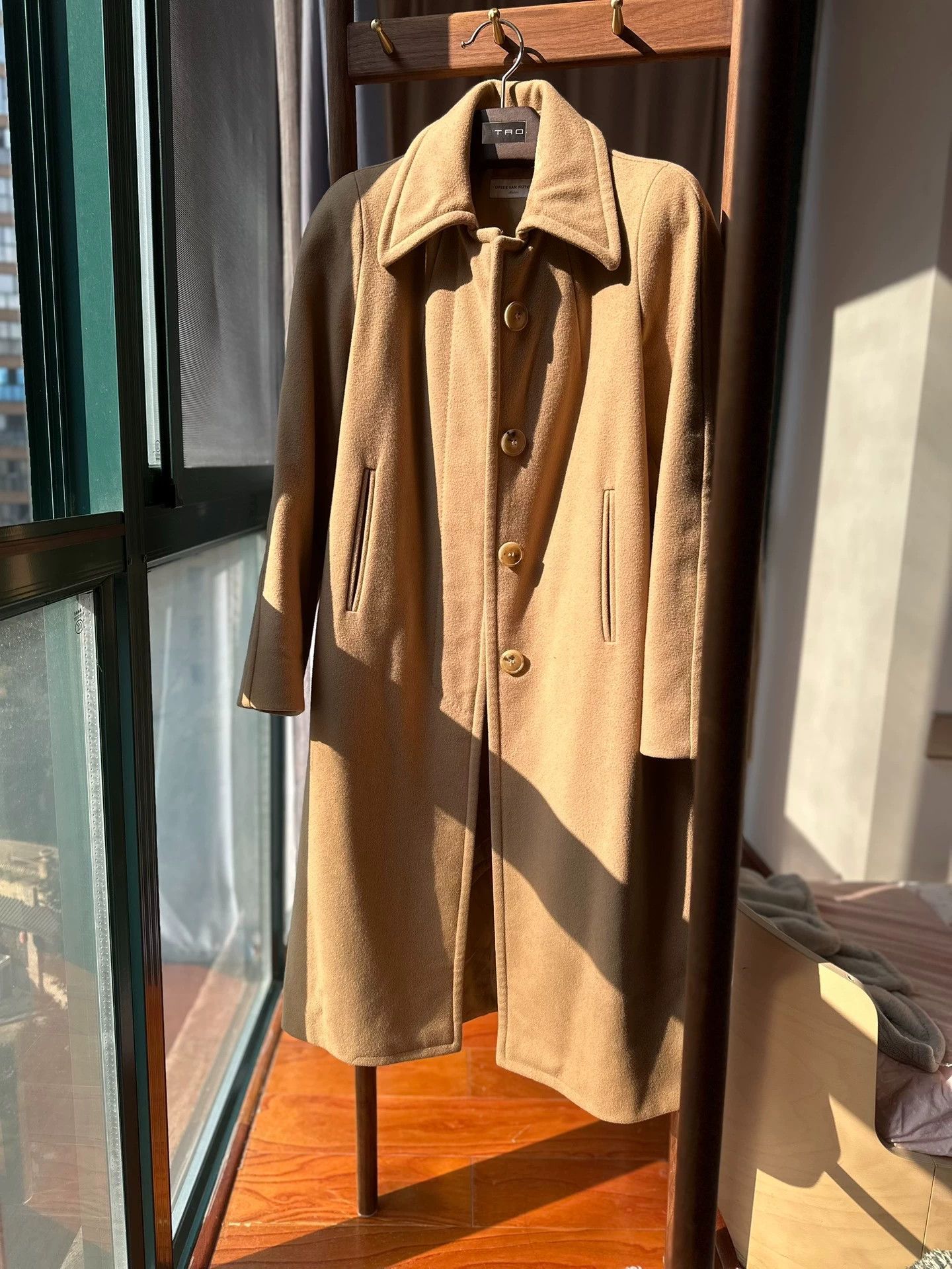 Dries Van Noten DVN Runway Wool Coat M 95New Sharp Collar Shoulder Pads Size M / US 6-8 / IT 42-44 - 2 Thumbnail