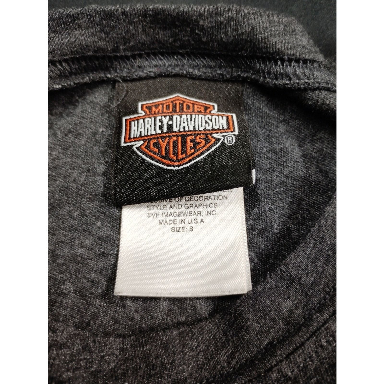 Harley Davidson Harley-Davidson Gray Tee with Subtle Orange Logo Size S / US 4 / IT 40 - 3 Thumbnail