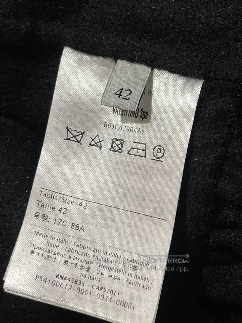 Valentino Valentino Black wool coat Size XL / US 12-14 / IT 48-50 - 4 Thumbnail