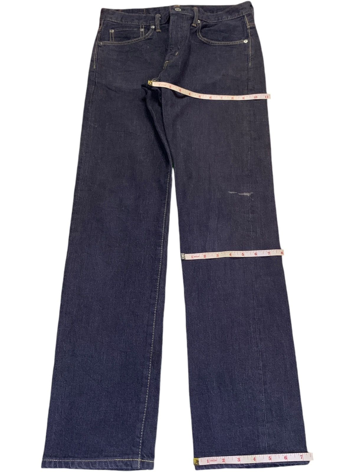 Edwin Vintage Japanese Edwin Raw Denim Selvedge Jeans Size US 31 - 15 Thumbnail