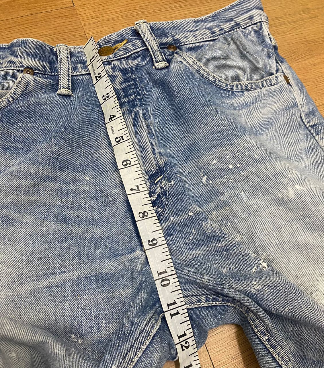 Lee Vintage Lee Riders Kurt Cobain Style Distressed Jeans Size US 32 / EU 48 - 3 Thumbnail