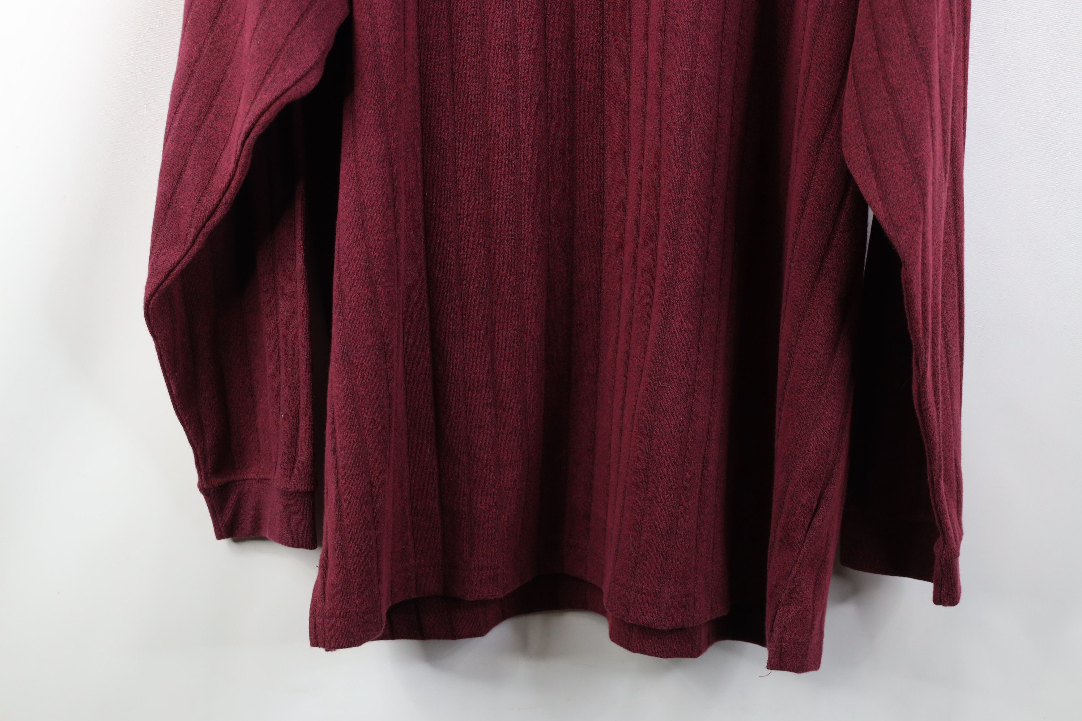 Vintage Vintage 90s Streetwear Knit Long Sleeve Henley T-Shirt Size US XL / EU 56 / 4 - 12 Thumbnail