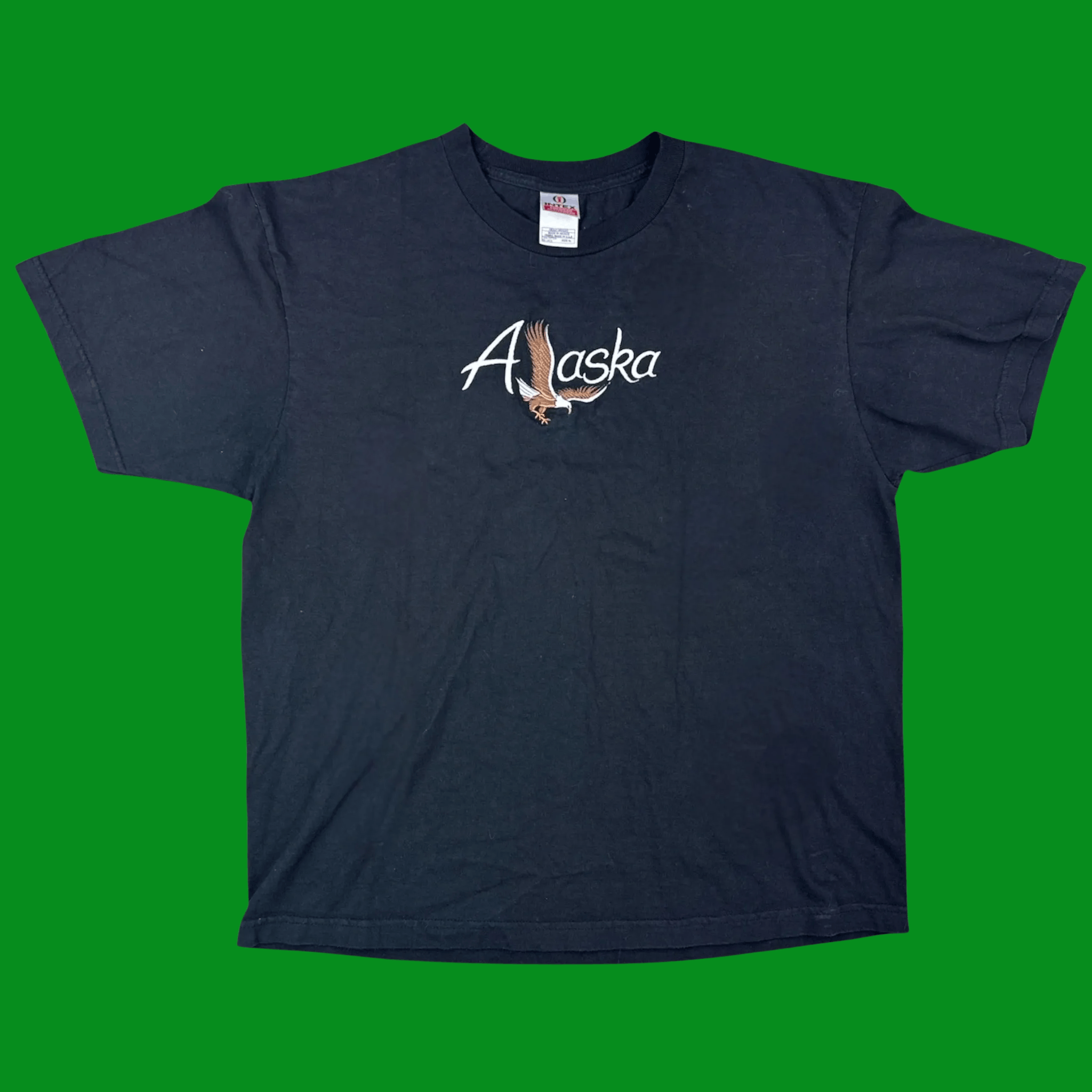 Vintage VTG Alaska Heavy Duty Intex embrodied American Eagle Logo Size US XL / EU 56 / 4 - 1 Thumbnail