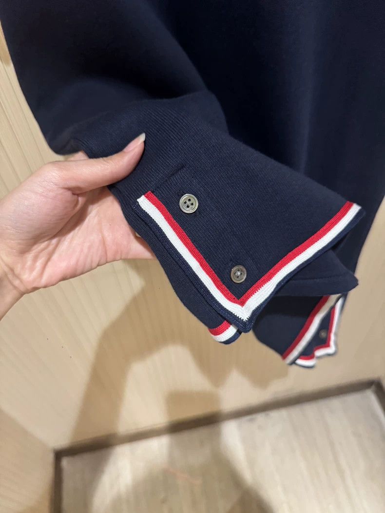 Thom Browne Thom Browne Navy blue short sleeves Size US M / EU 48-50 / 2 - 2 Thumbnail