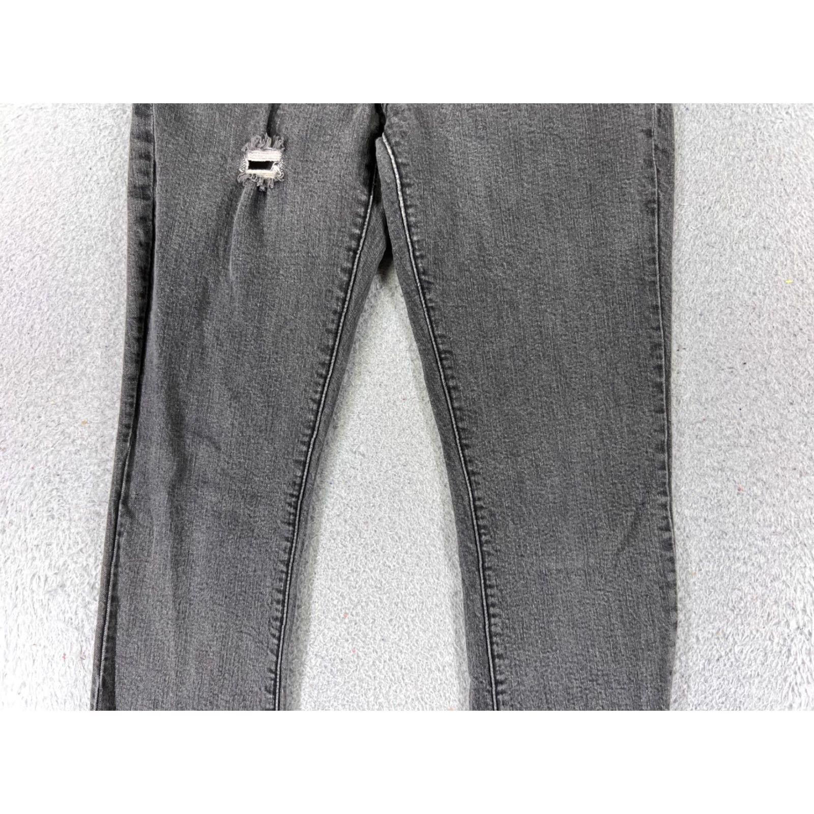 Vintage Seven7 Jeans Women Gray Denim Regular Bootcut Distressed Low Rise 28x28 Jeans Womens Bootcut Distressed Gray 28x28 Size 28" / US 6 / IT 42 - 3 Thumbnail