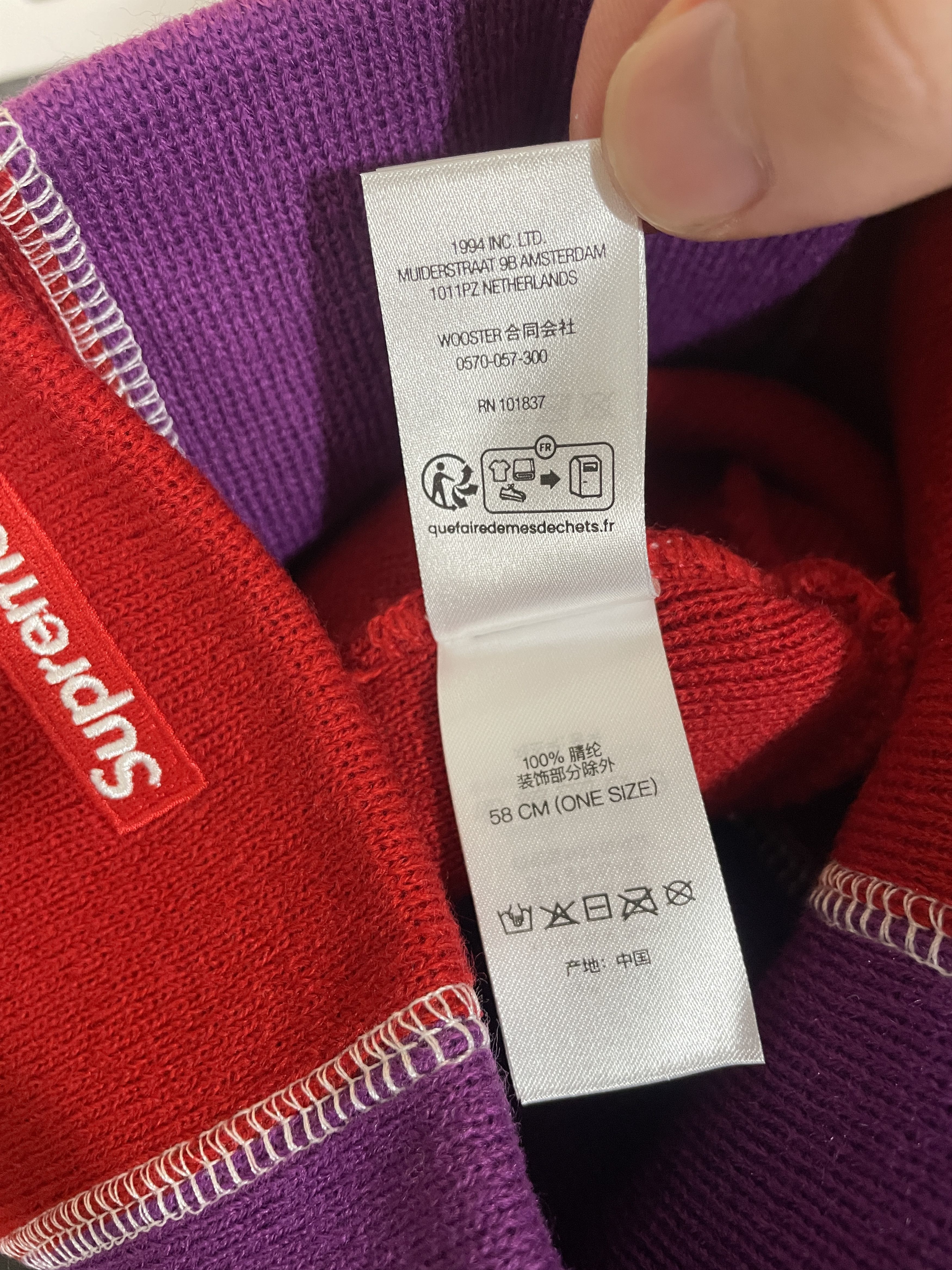 Supreme RACING PANEL BEANIE Size ONE SIZE - 6 Thumbnail