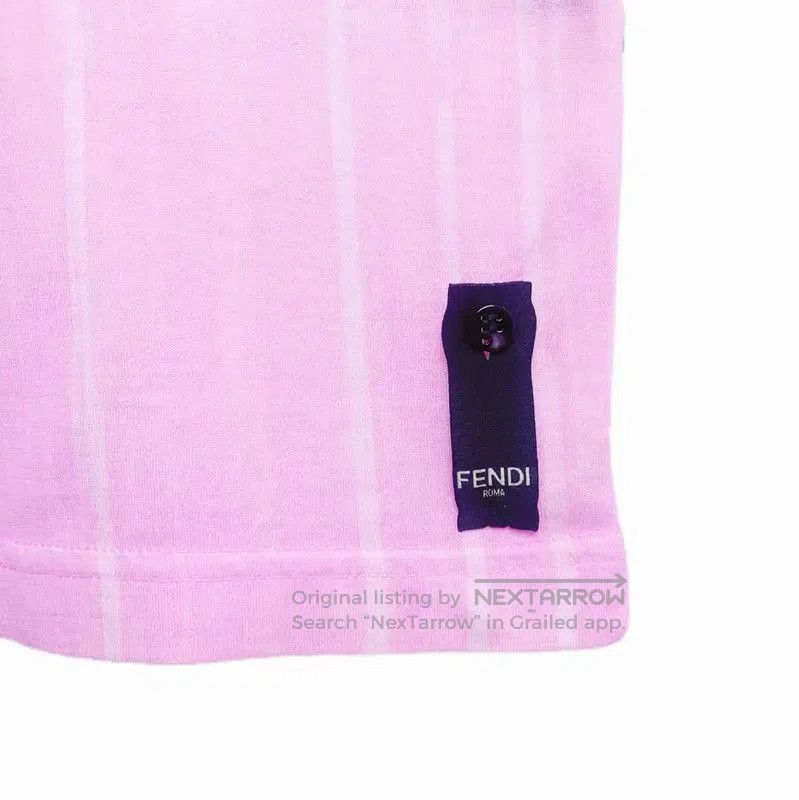 Fendi Fendi Pink Cotton Women's T-shirt . Size M / US 6-8 / IT 42-44 - 4 Thumbnail
