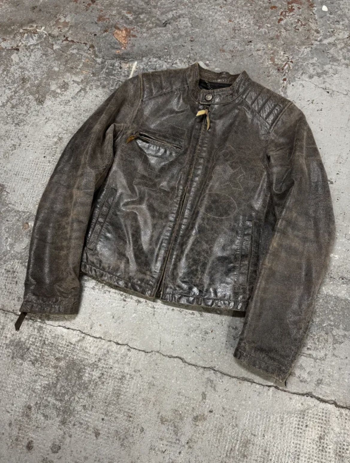 Dolce & Gabbana 1990s Dolce & Gabbana Leather Jacket Size US XS / EU 42 / 0 - 2 Thumbnail