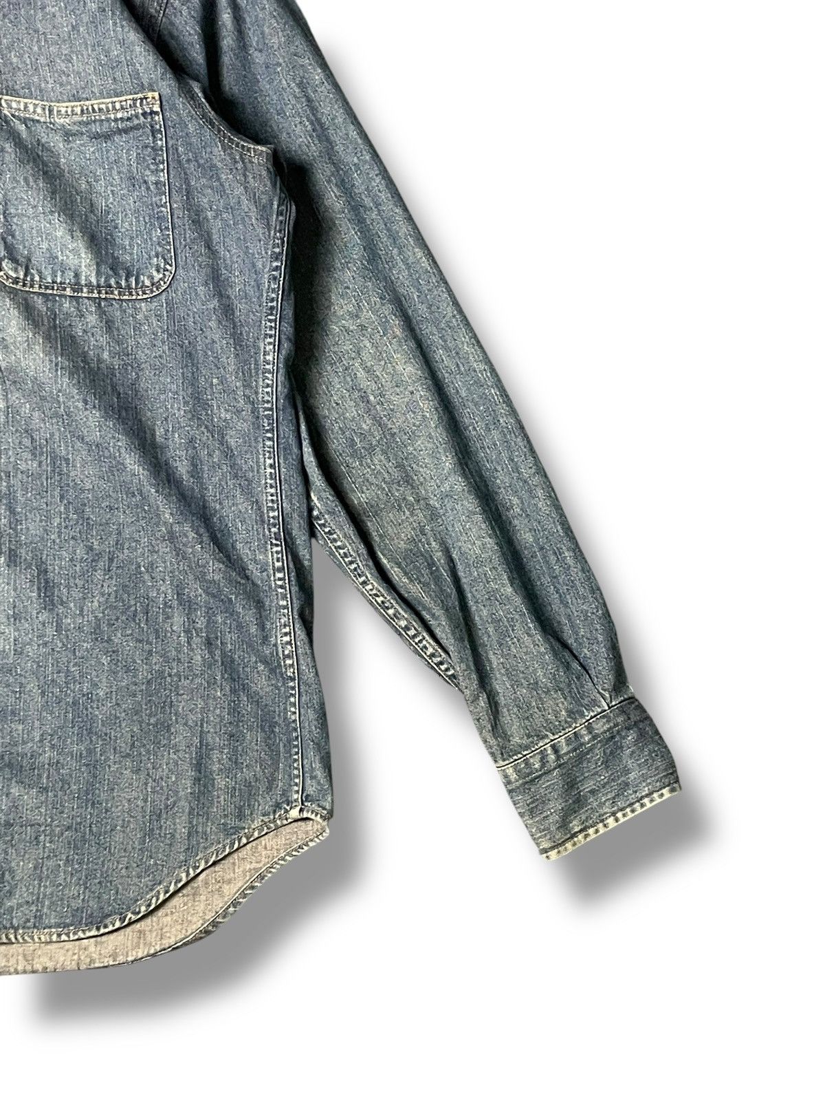 Vintage × Wrangler Wrangler Denim Button Up Shirts (51) Size US M / EU 48-50 / 2 - 3 Thumbnail