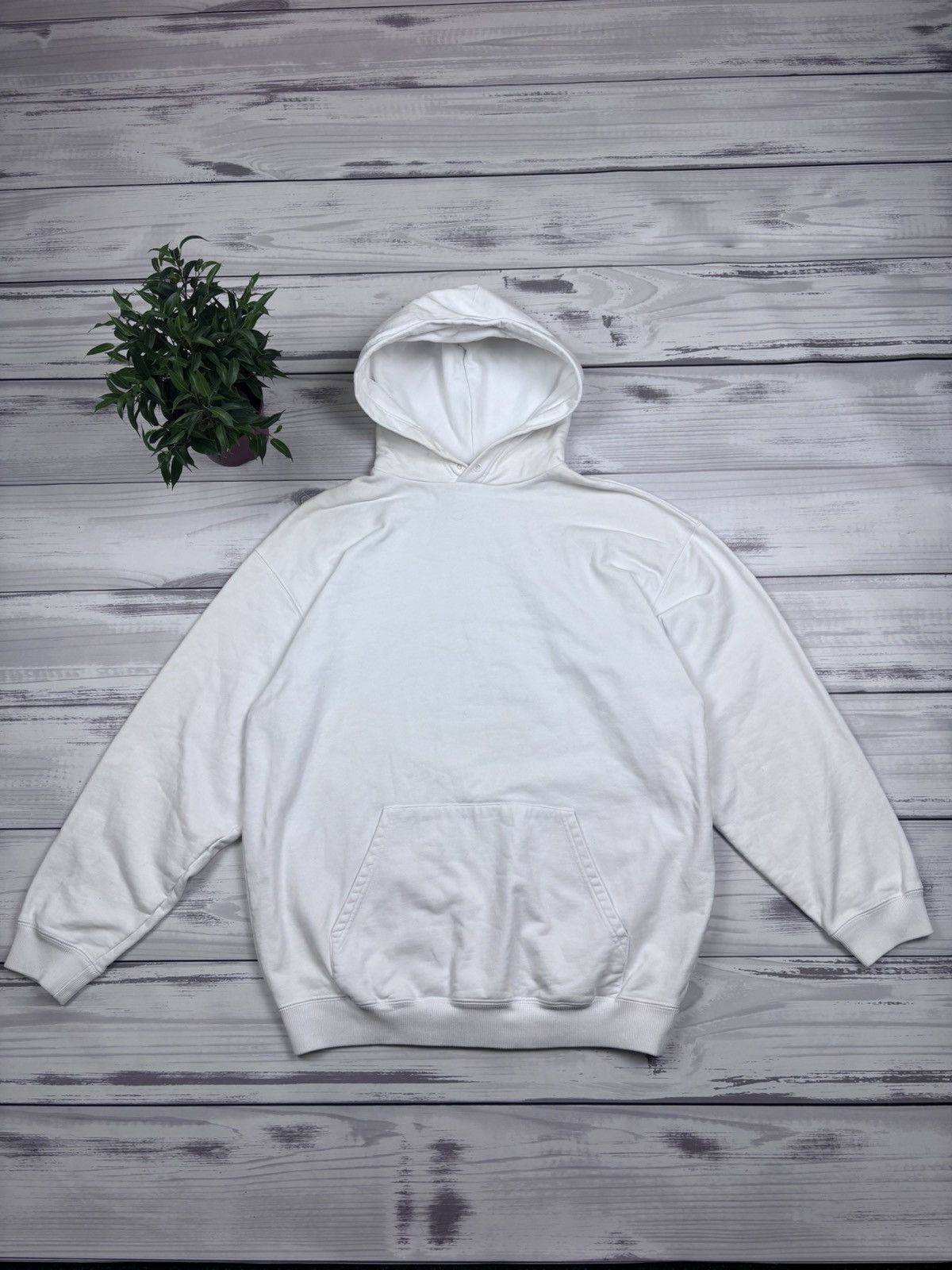 Balenciaga Balenciaga white logo hoodie ss2017 rare Size US S / EU 44-46 / 1 - 3 Thumbnail