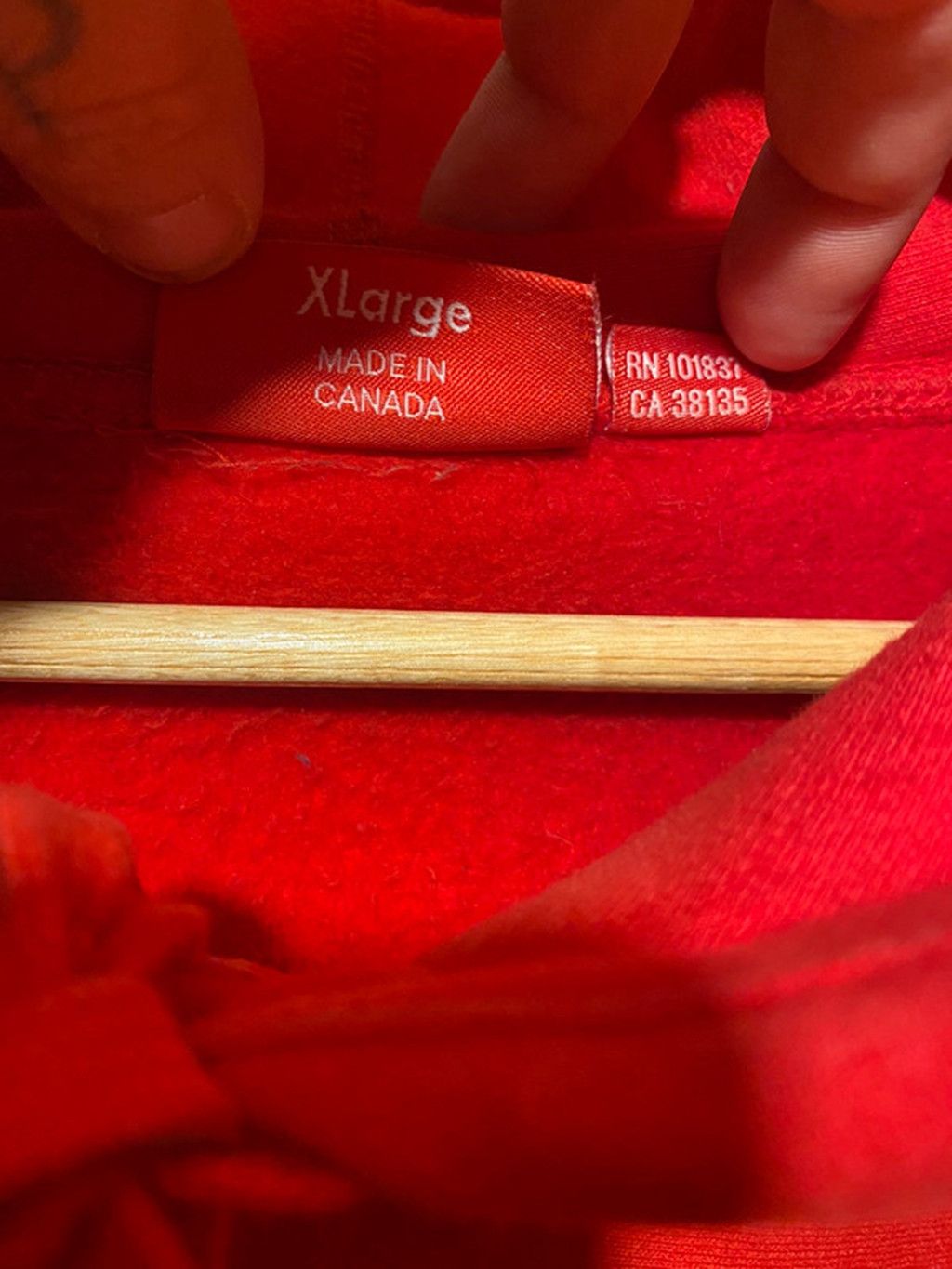 Supreme Supreme Box Logo Hooded Sweatshirt (Red) Size US XL / EU 56 / 4 - 7 Thumbnail