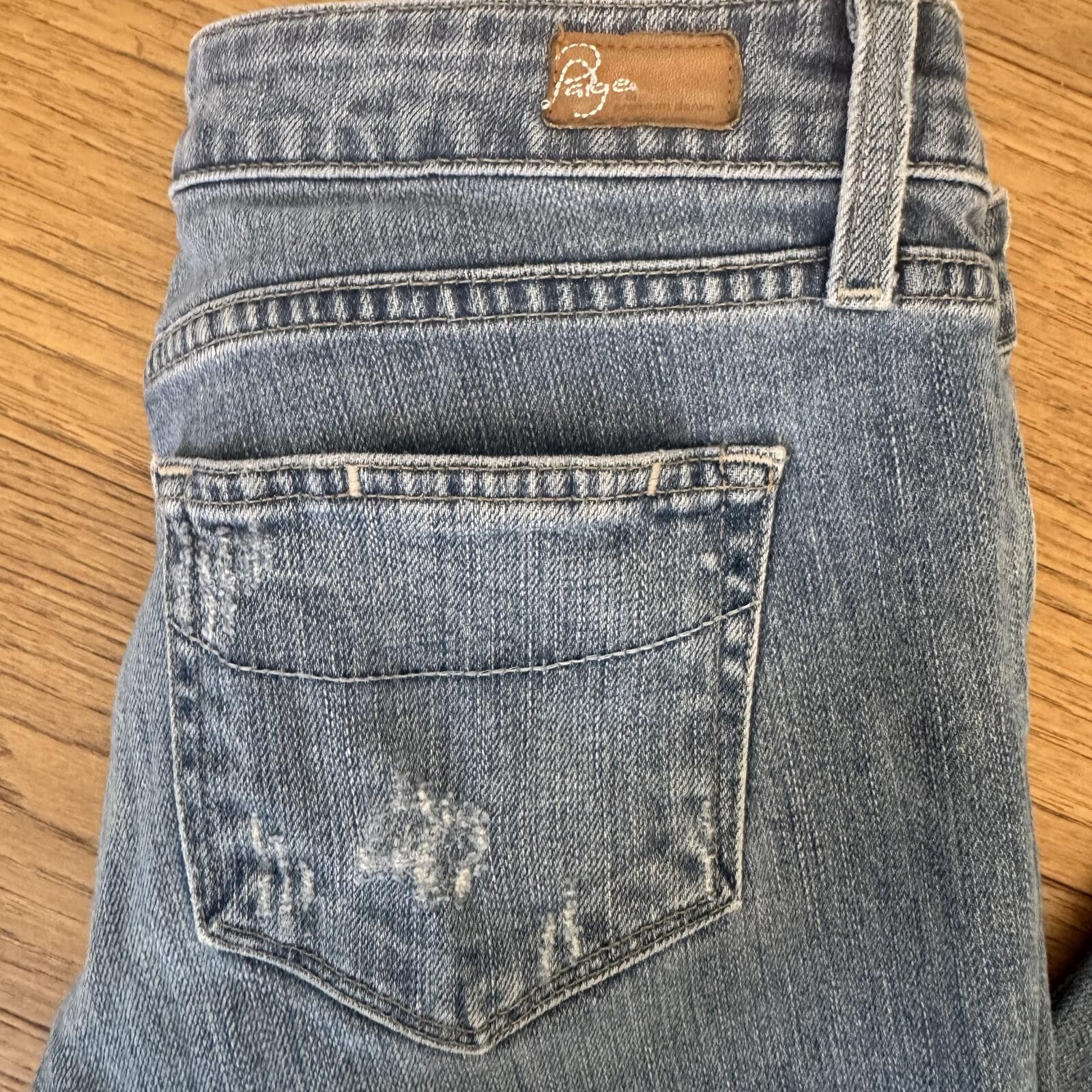 Paige Paige Light Wash RoxBury Denim Jeans-Size 28 Size 28" / US 6 / IT 42 - 2 Thumbnail