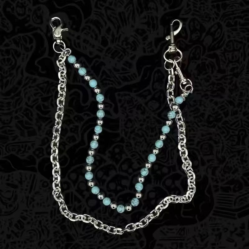 Other Street Big Ring Key Chain Rock Pants Waist Chain Size ONE SIZE - 4 Thumbnail