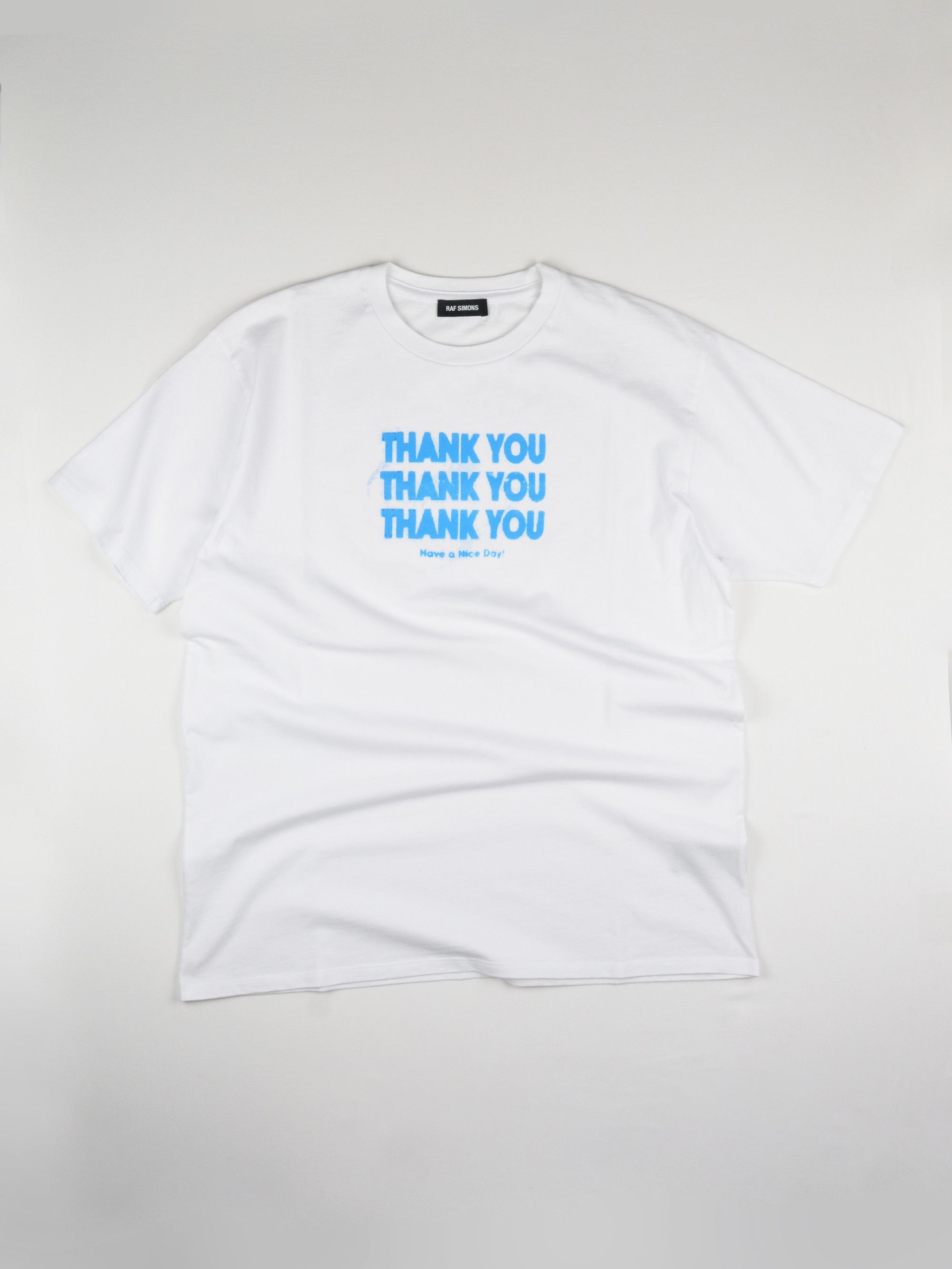 Raf Simons A/W 2017 - "Thank You" t-shirt Size US M / EU 48-50 / 2 - 1 Thumbnail