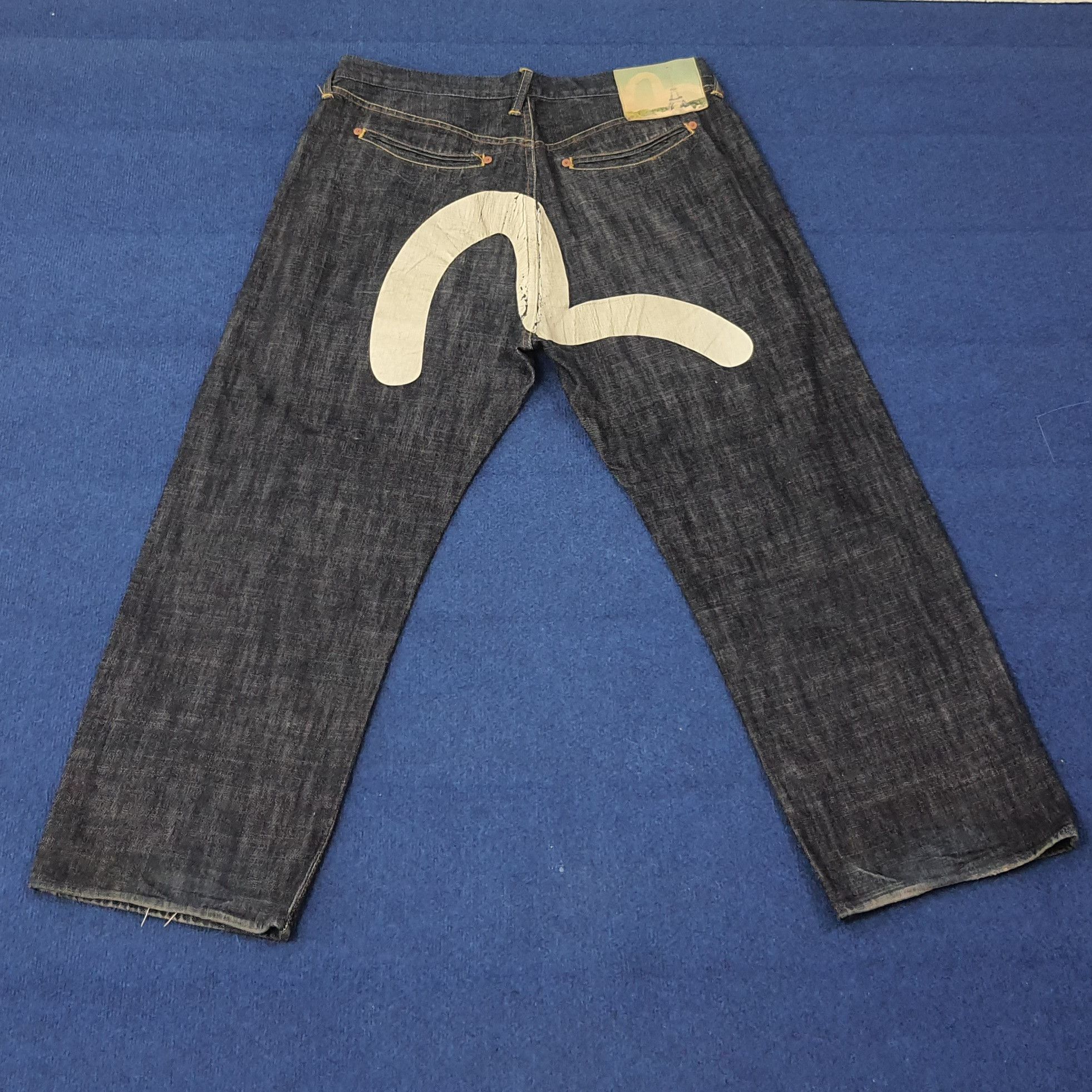 Evisu Vintage Evisu Paris Selvedge Japan Brand Jeans C258N30 Size US 37 - 1 Thumbnail
