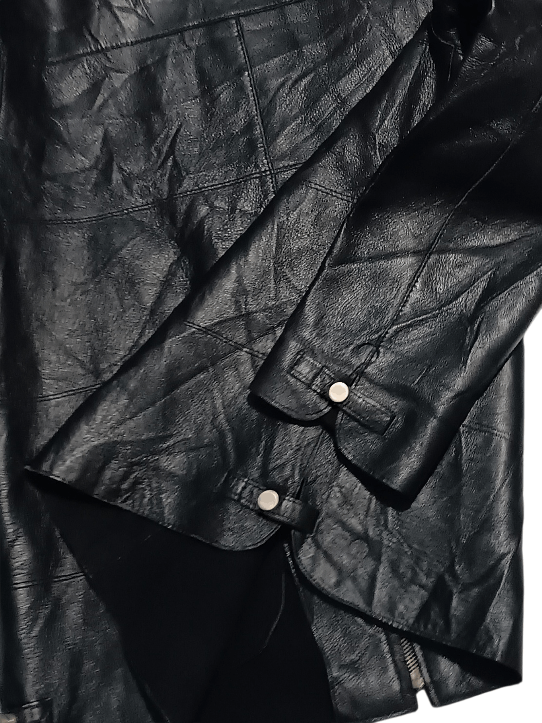 Japanese Brand Gallery Italy Hooded Leather Jacket Size US M / EU 48-50 / 2 - 11 Thumbnail