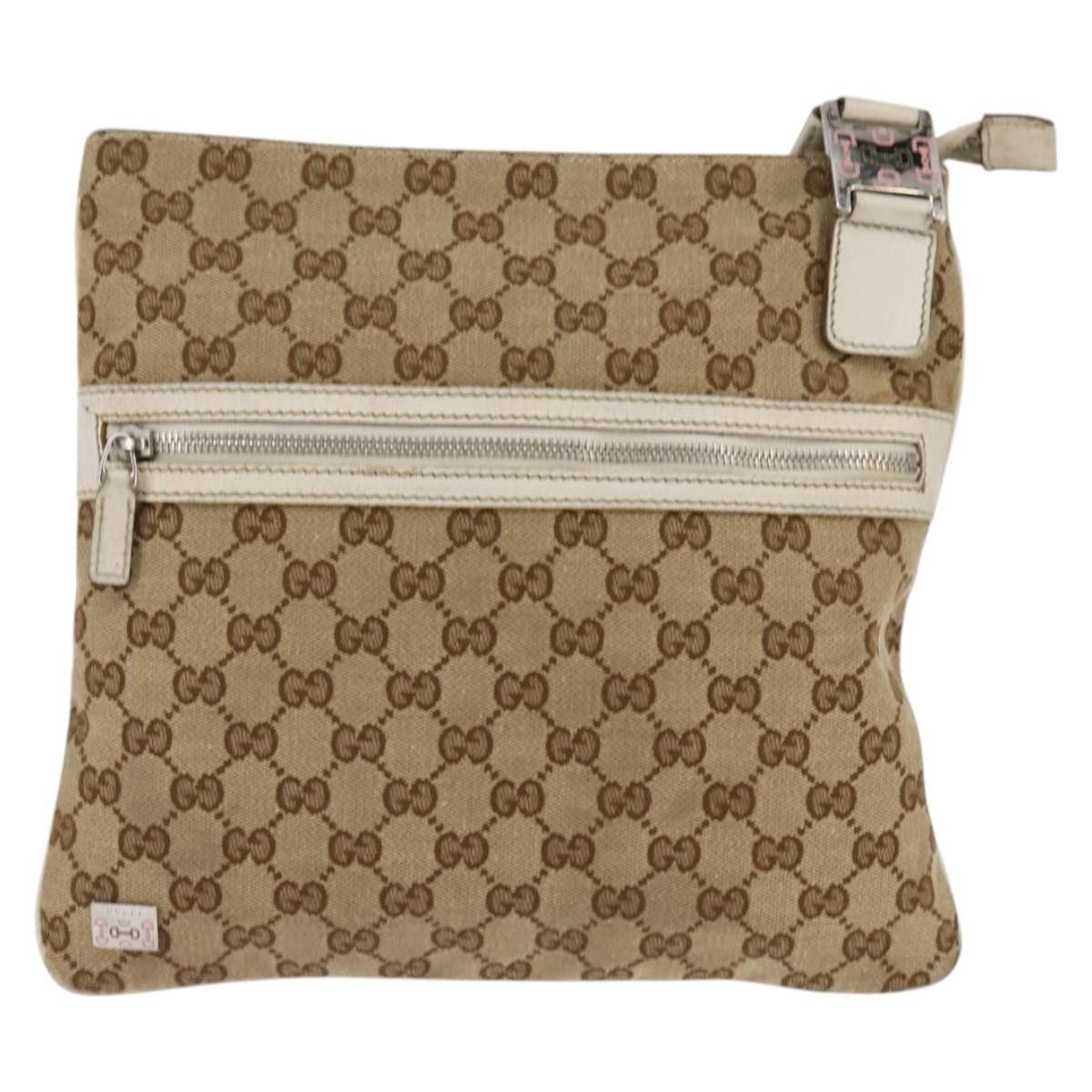 Gucci Gucci Flat Messenger Bag GG Canvas Size ONE SIZE - 1 Thumbnail