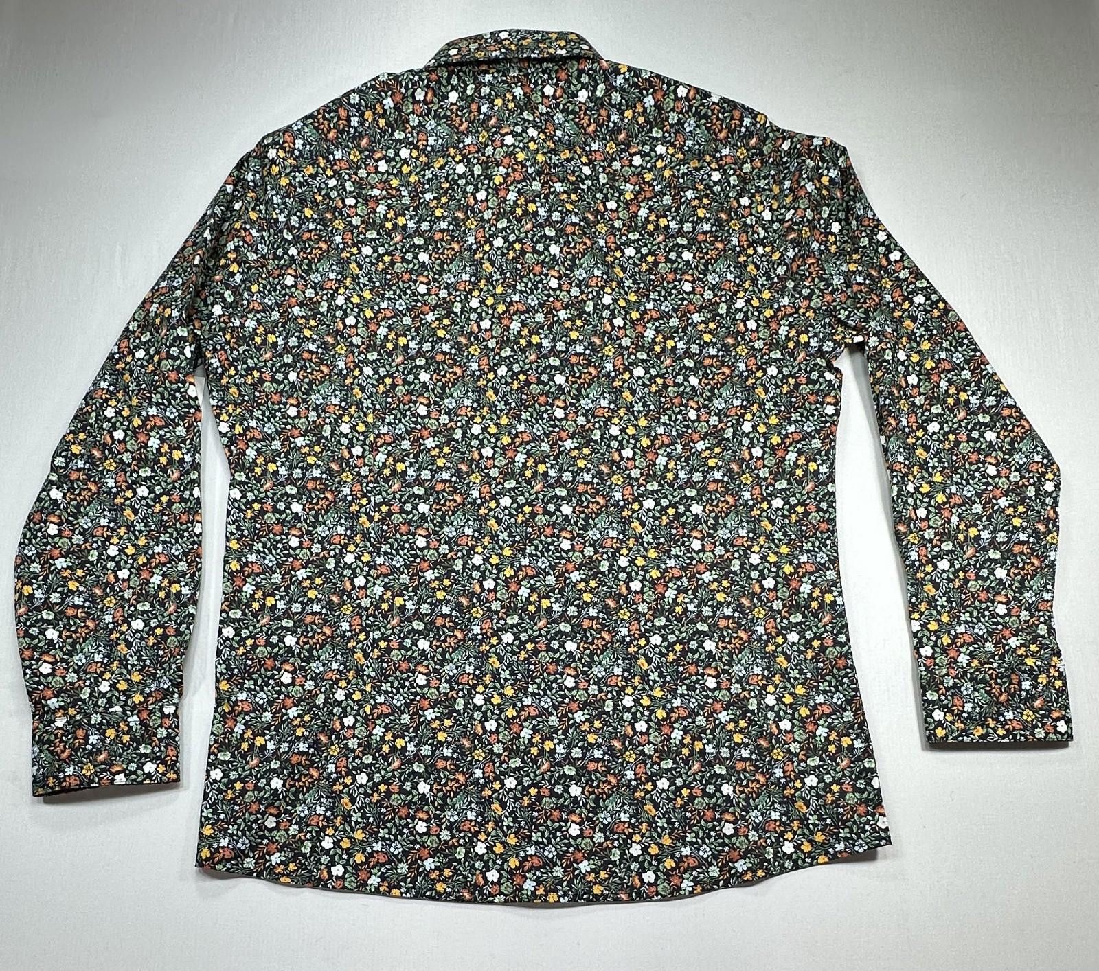 Bar III Bar III Stretch Slim Floral Button Down Large 16/16.5 Size US L / EU 52-54 / 3 - 2 Thumbnail