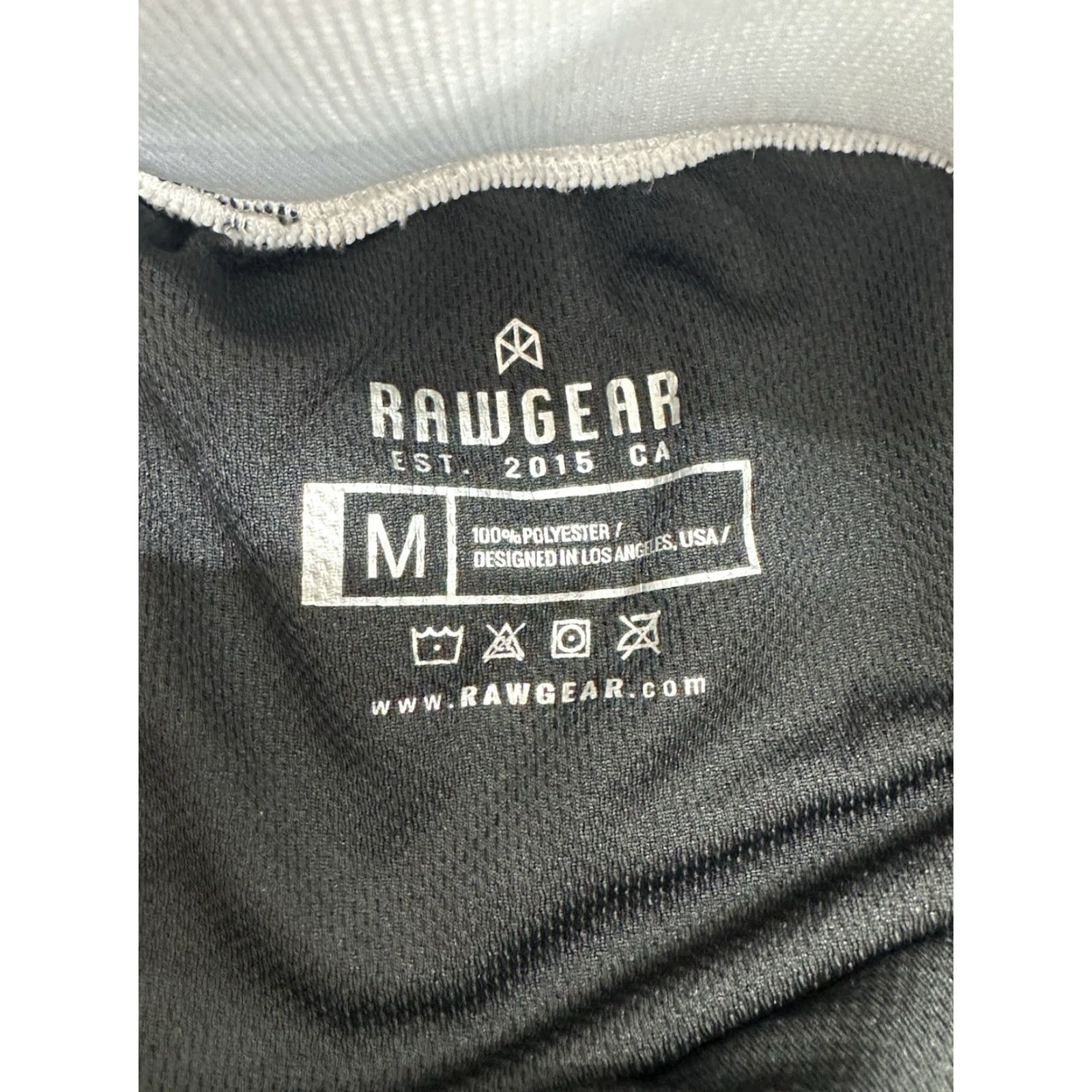 Vintage RawGear Mens Shorts Size Medium Black Orange Front Embroidered Drawstring Size US 31 - 5 Thumbnail