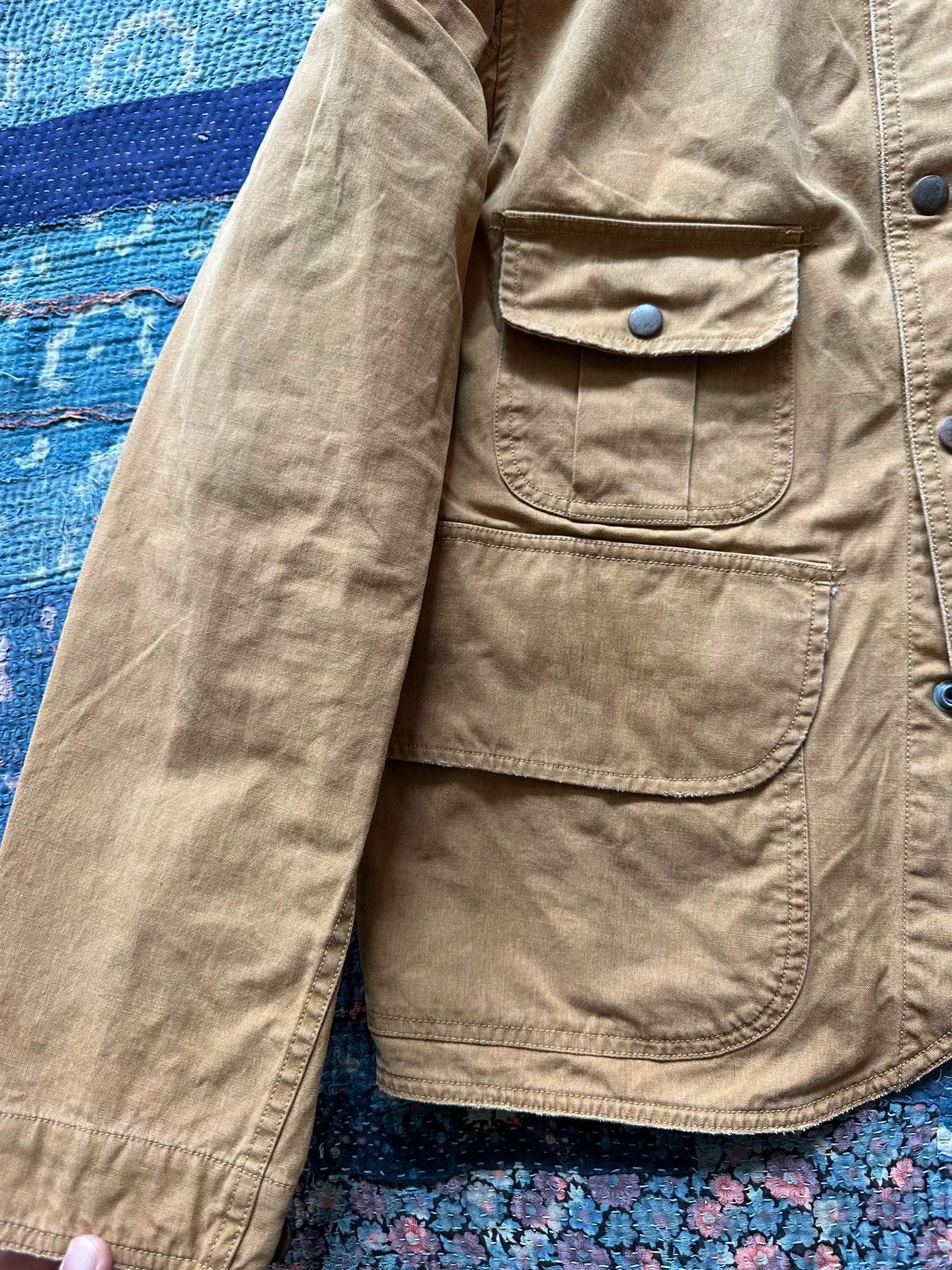 RRL Ralph Lauren RRL Corduroy Color Block Hunting Jacket M Size US M / EU 48-50 / 2 - 5 Thumbnail