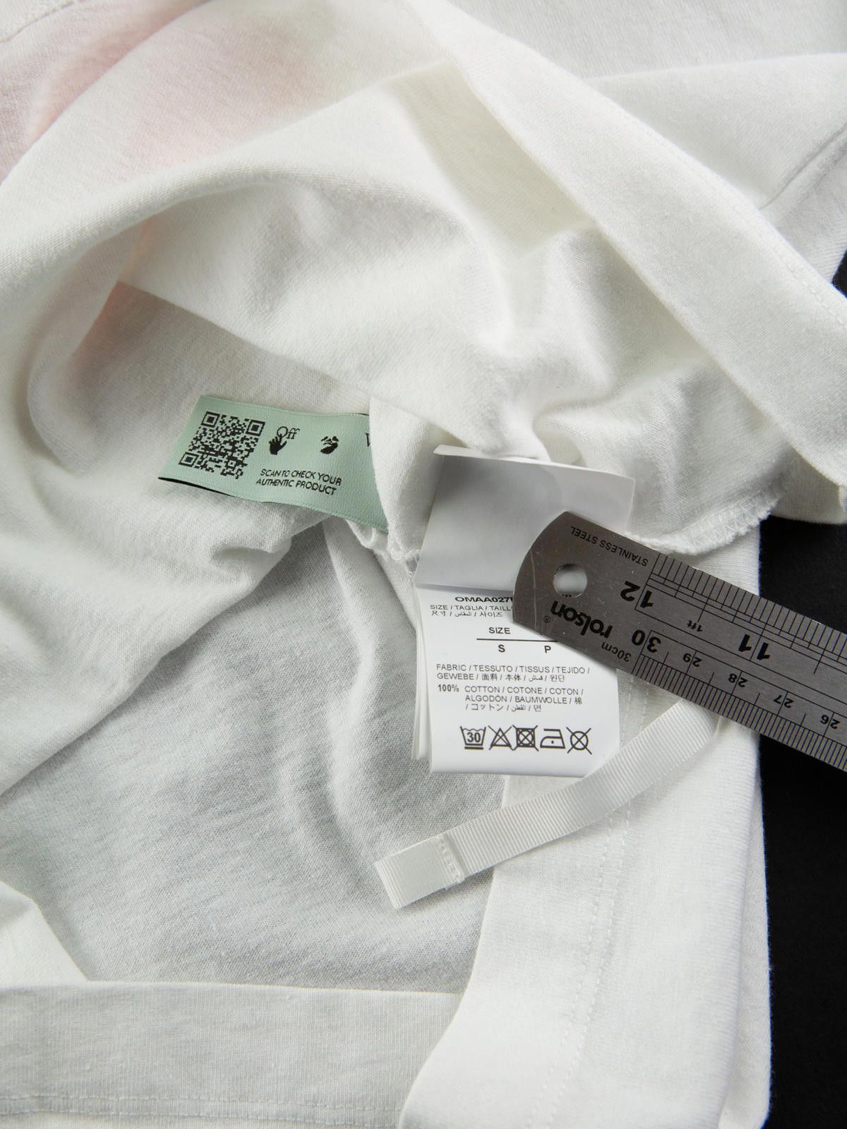 Off-White Off-White Pivot Fish White T Shirt Size US S / EU 44-46 / 1 - 7 Thumbnail