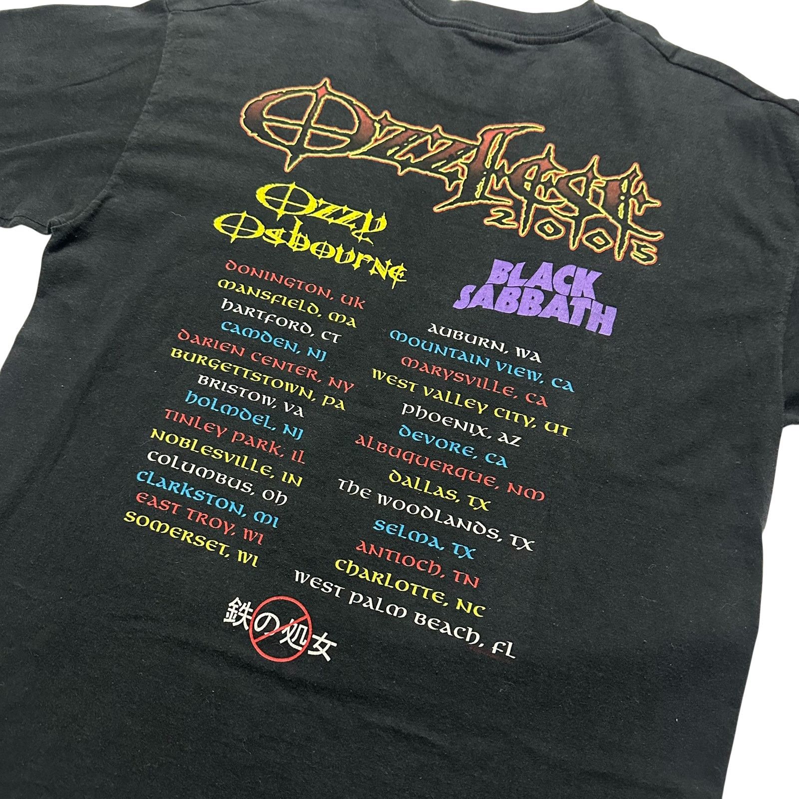 Fruit Of The Loom Vtg Ozzfest 2005 Tour T-Shirt Black Sabbath Ozzy M Size US M / EU 48-50 / 2 - 5 Thumbnail