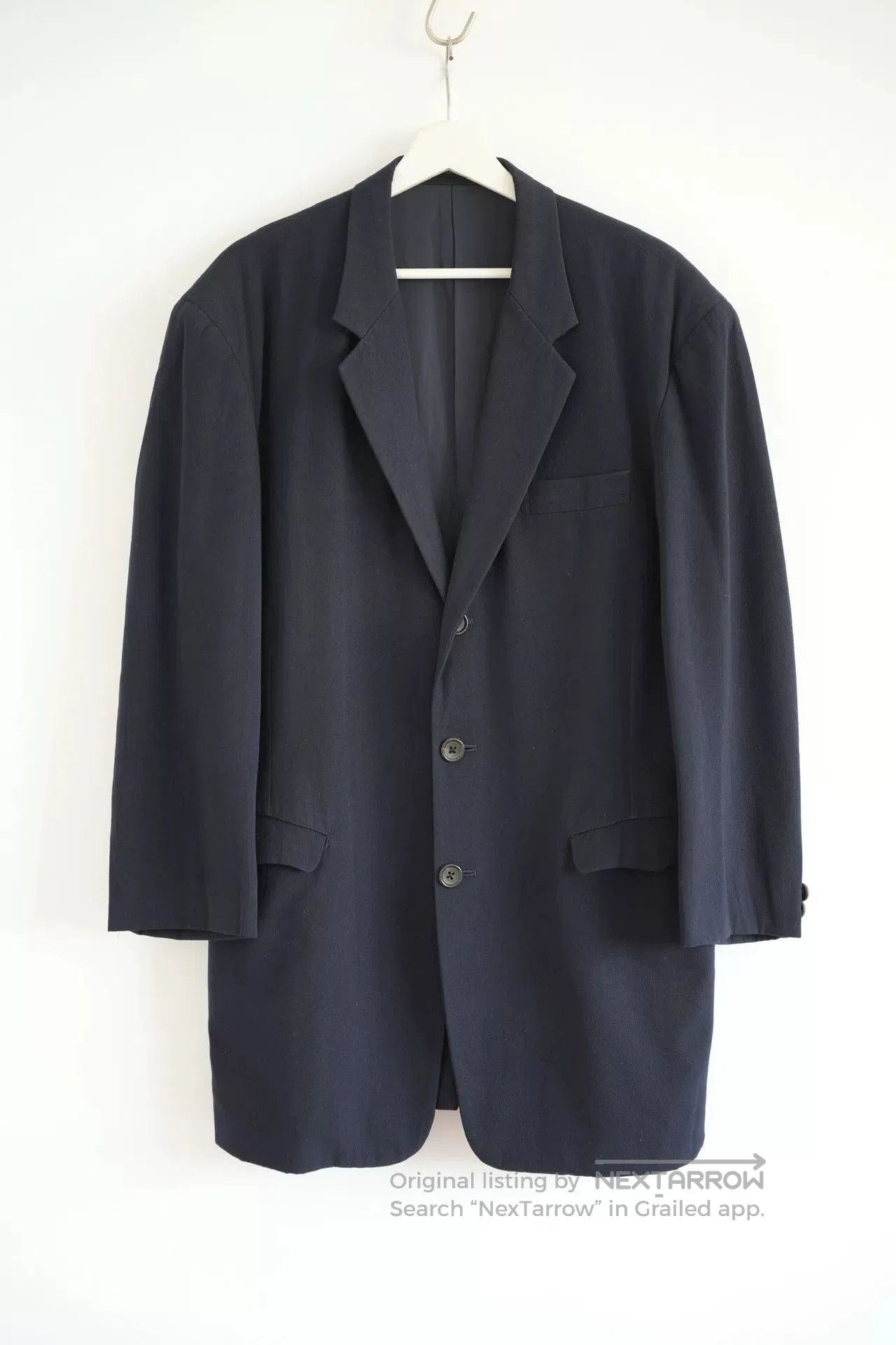 Yohji Yamamoto Yohji Yamamoto Long Blazer with Unique Pockets. Size US M / EU 48-50 / 2 - 1 Thumbnail