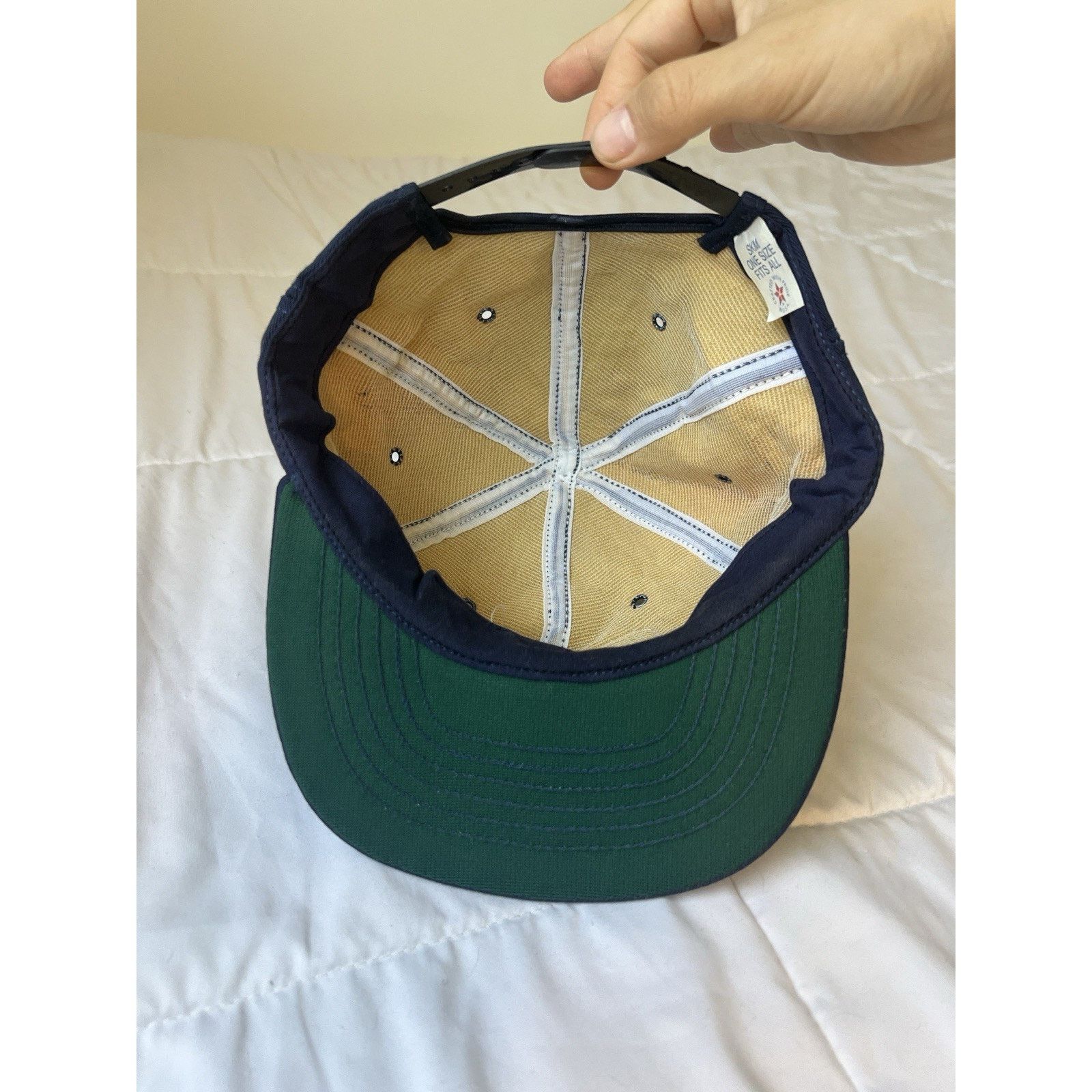 Other Vintage Iredell Trucker Hat Patch SnapBack Mesh SKM Blue Size ONE SIZE - 6 Thumbnail