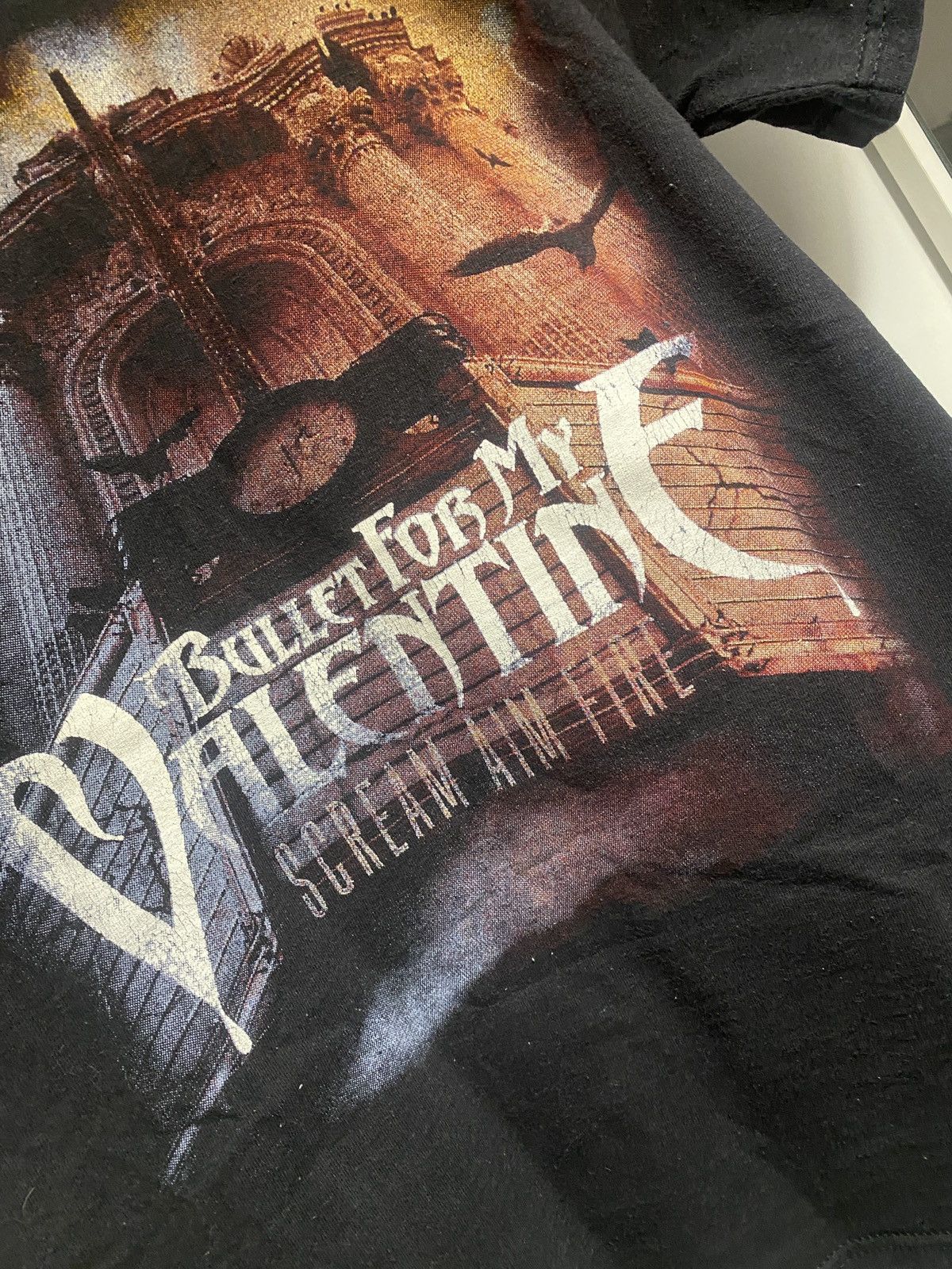Vintage Vintage aop bullet for my valentine scream aim fire y2k tee Size US M / EU 48-50 / 2 - 5 Thumbnail